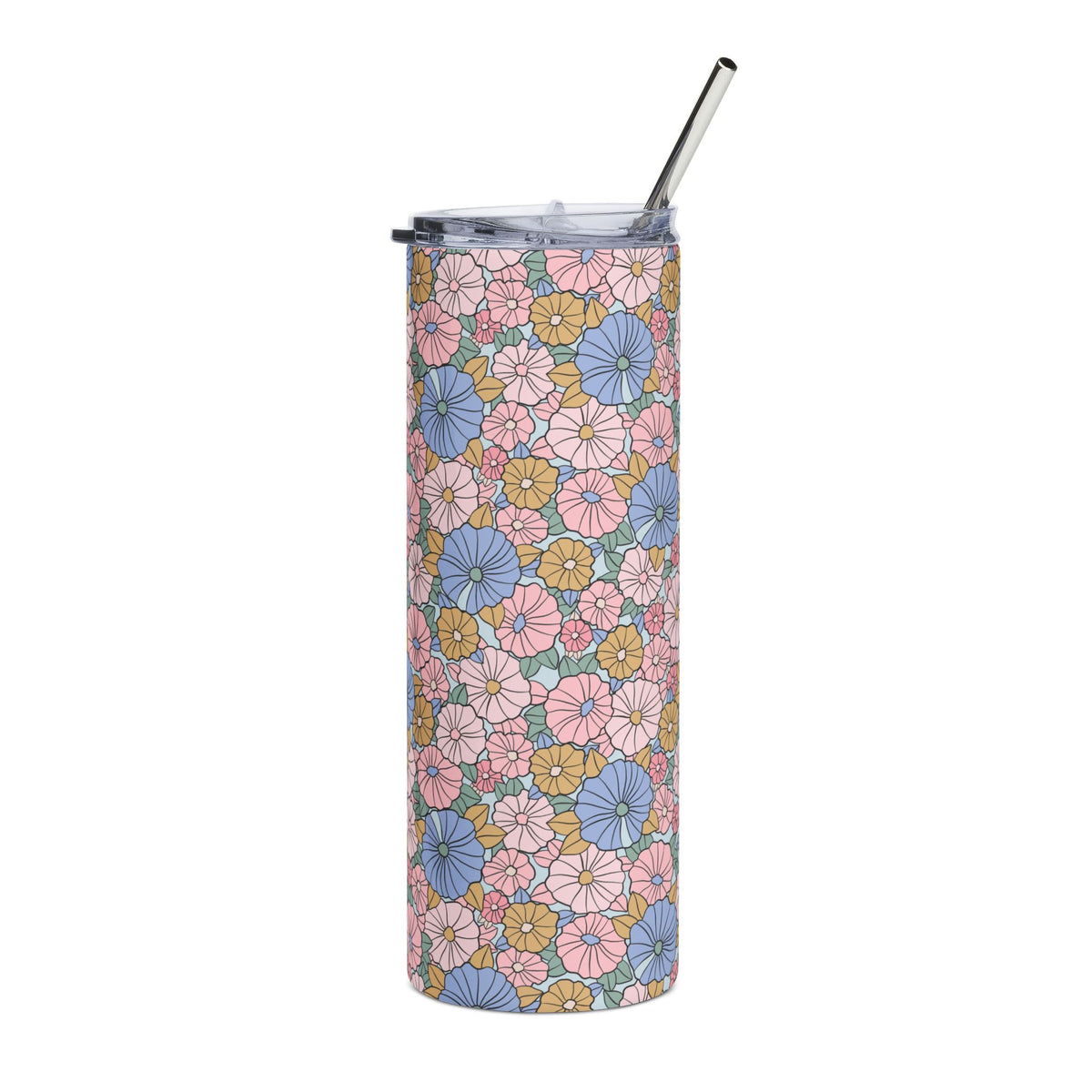 Dreamy Daisy 20oz Floral Stainless Steel Tumbler Insulated Travel Cup