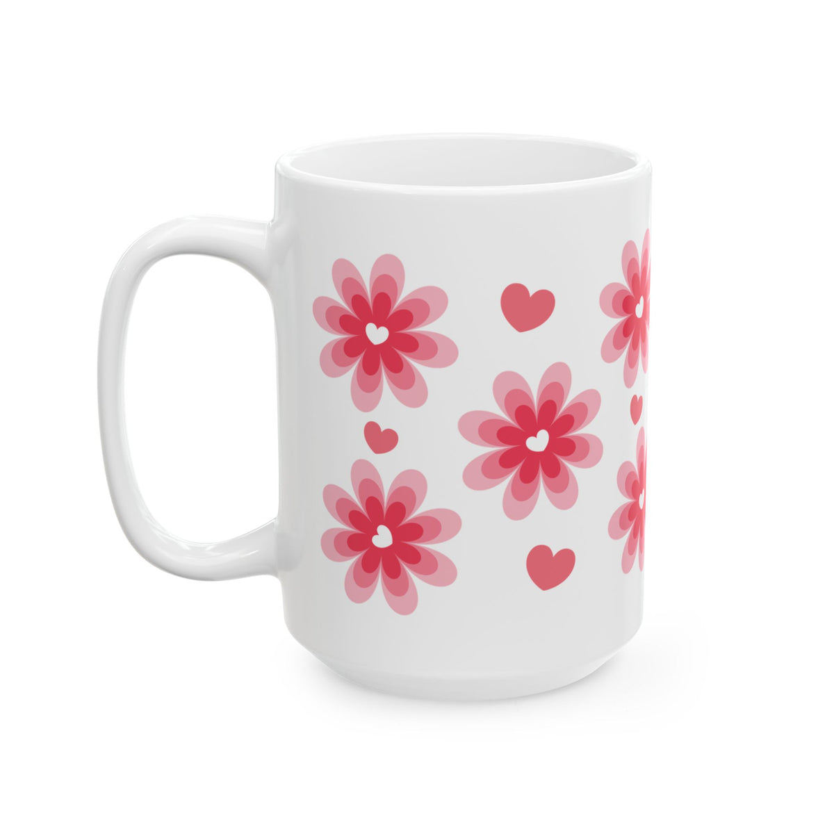 Love Bloom Mug — Cute Valentine’s Day Coffee Cup (11oz & 15oz) - Sydney So Sweet