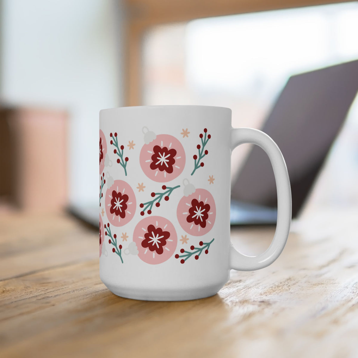 Hygge Christmas Holiday Ceramic Mug Coffee Cup (11oz & 15oz)