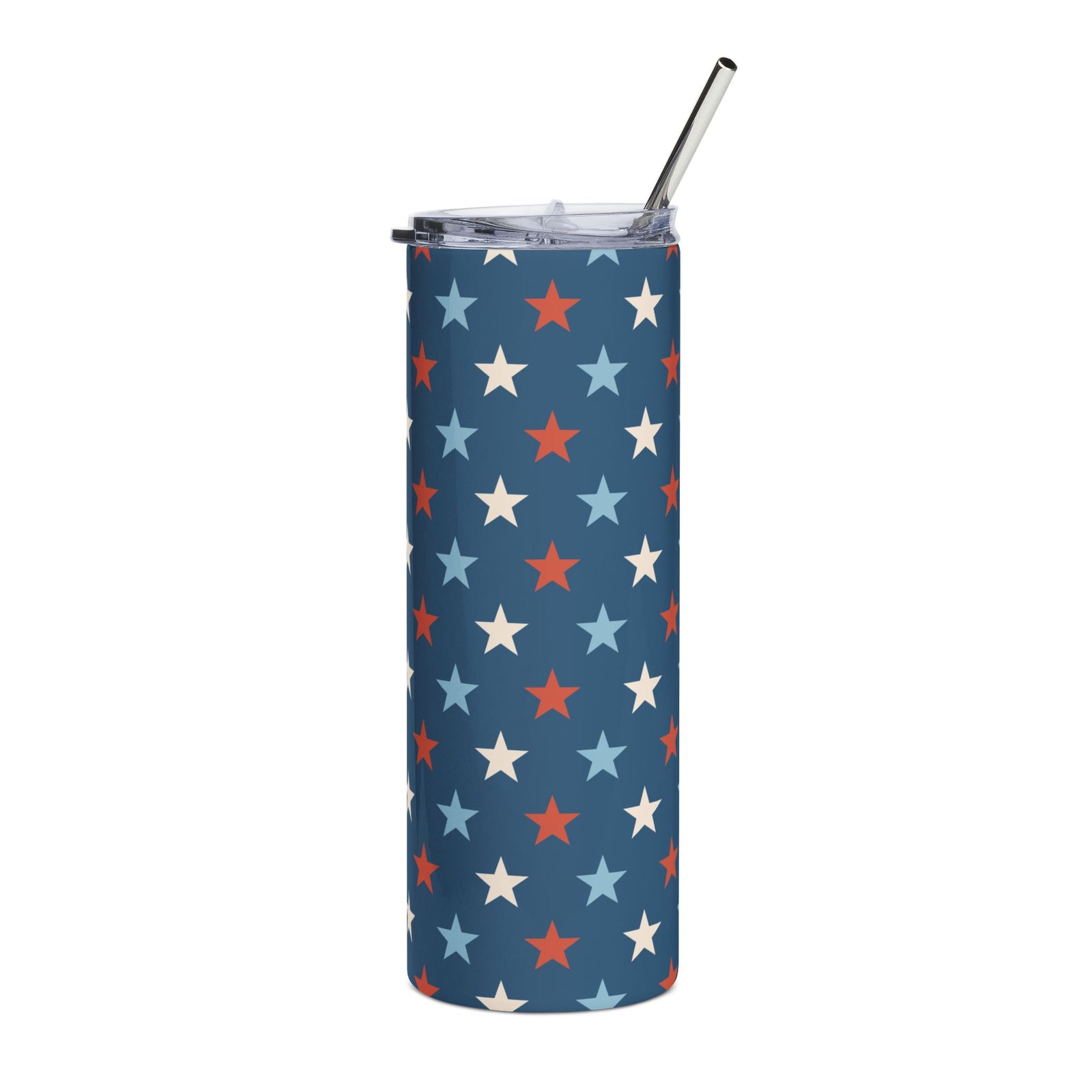 Patriotic Star 20oz Stainless Steel Tumbler Insulated Travel Cup