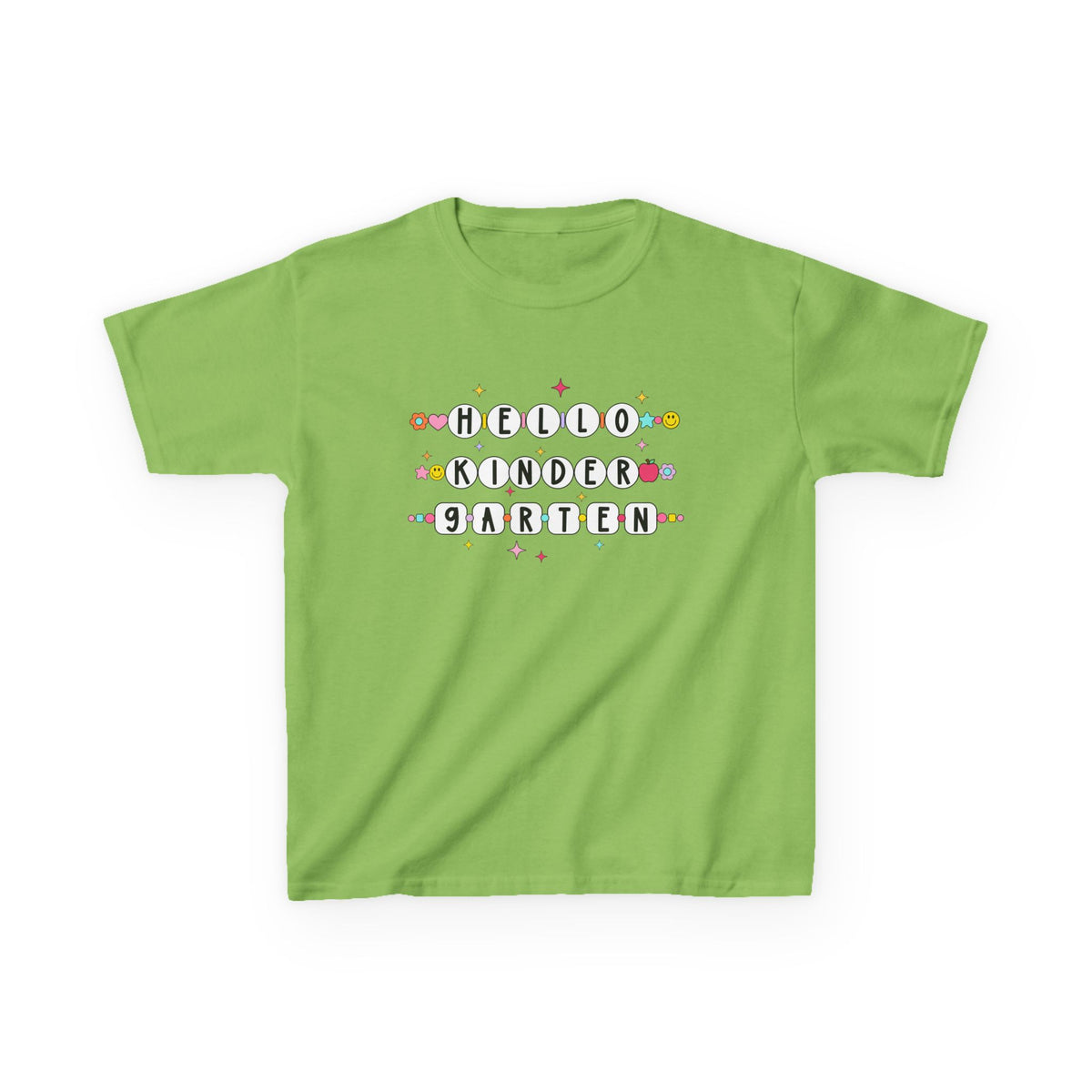Friendship Bracelets Hello Kindergarten Kids Tee Cute Grade K Back to School T-Shirt