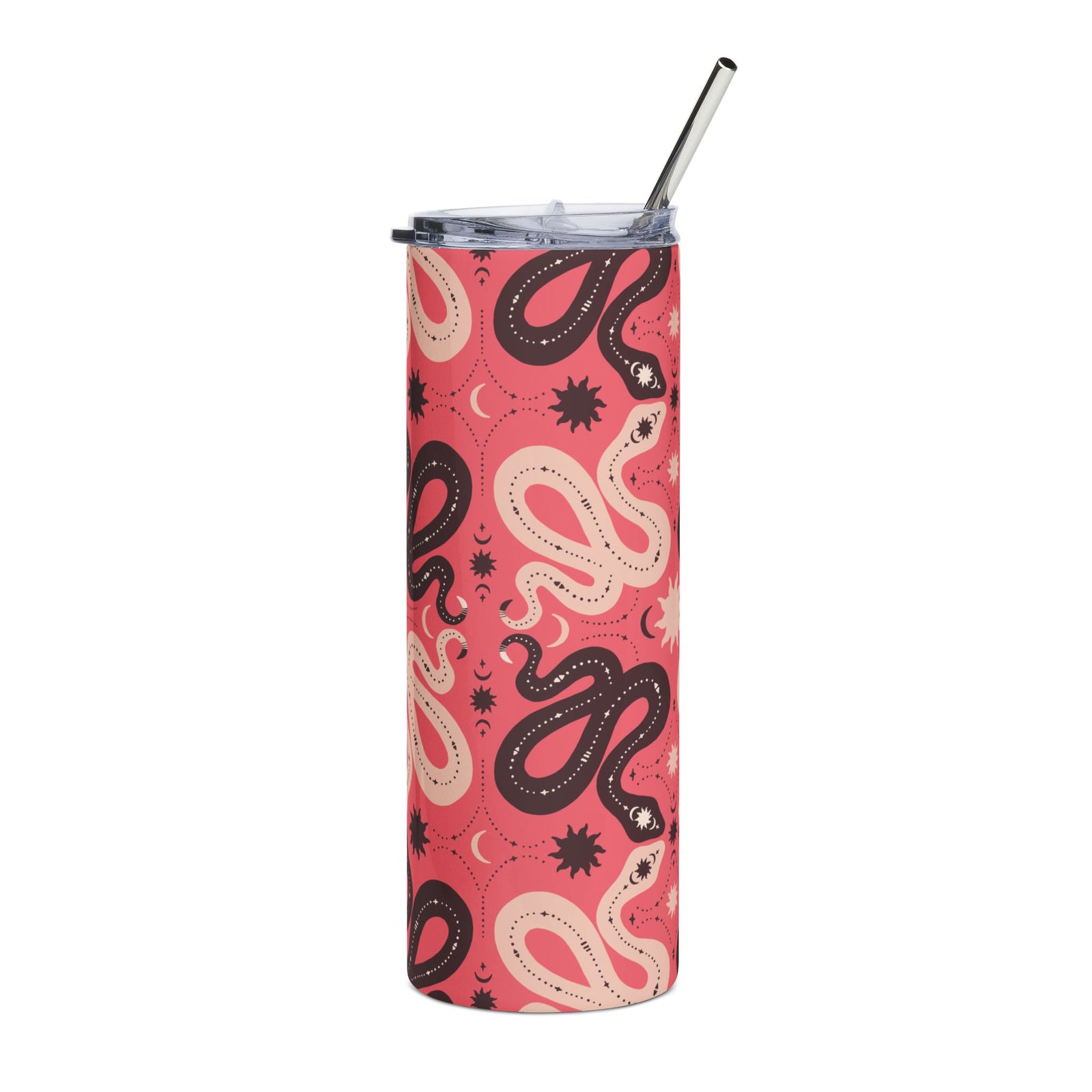 Celestial Snake 20oz Floral Stainless Tumbler Insulated Travel Cup - Sydney So Sweet