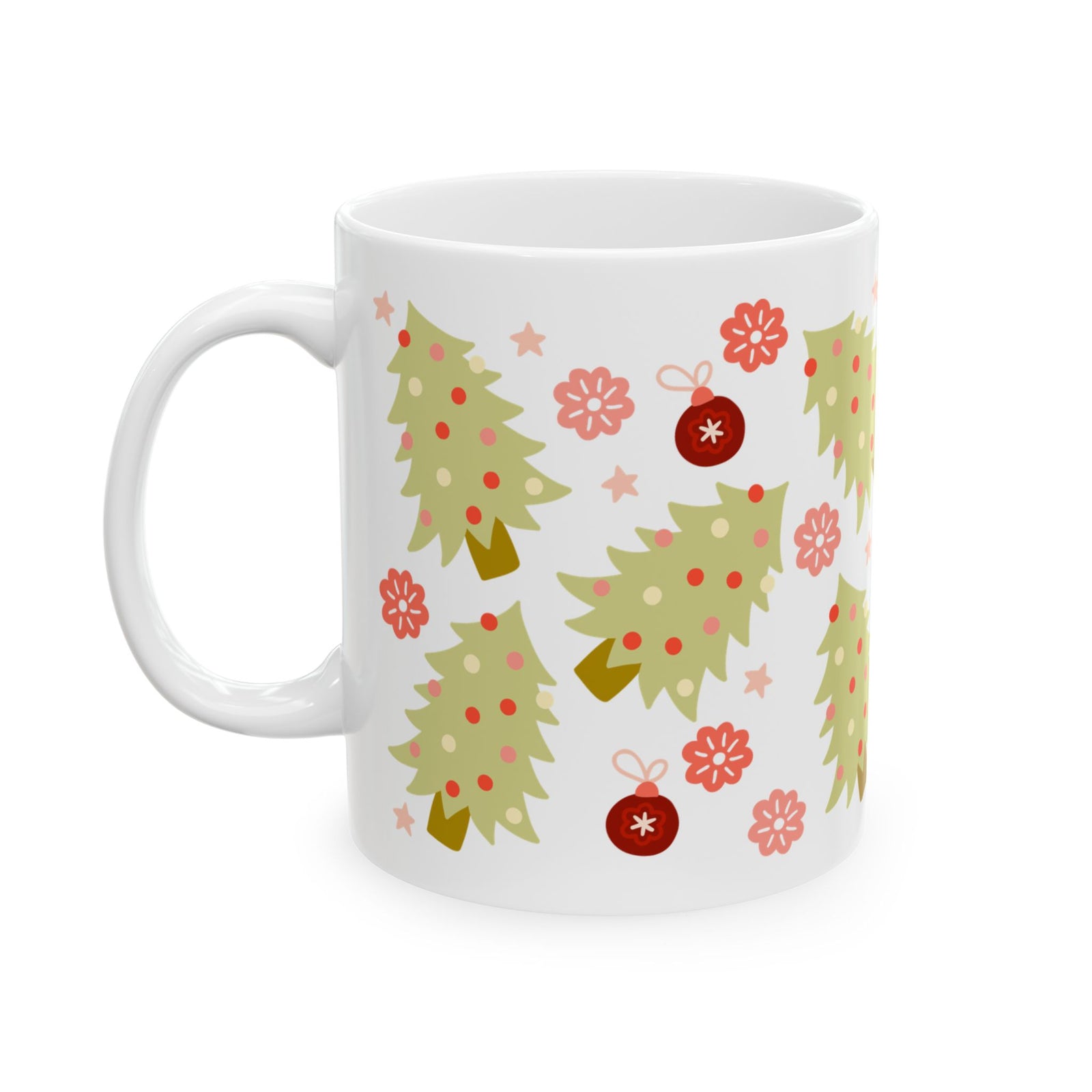 90's Christmas Ceramic Mug Coffee Cup (11oz & 15oz)