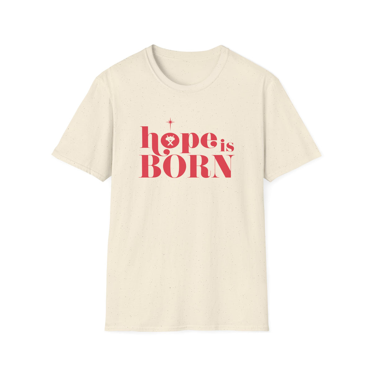 Hope is Born Nativity Tee Christmas Season Christian T-Shirt