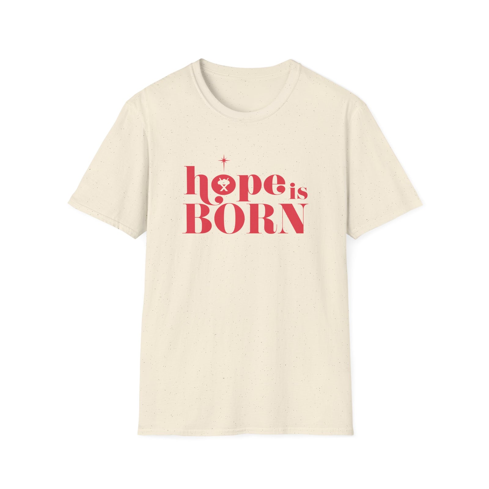 Hope is Born Nativity Tee Christmas Season Christian T-Shirt