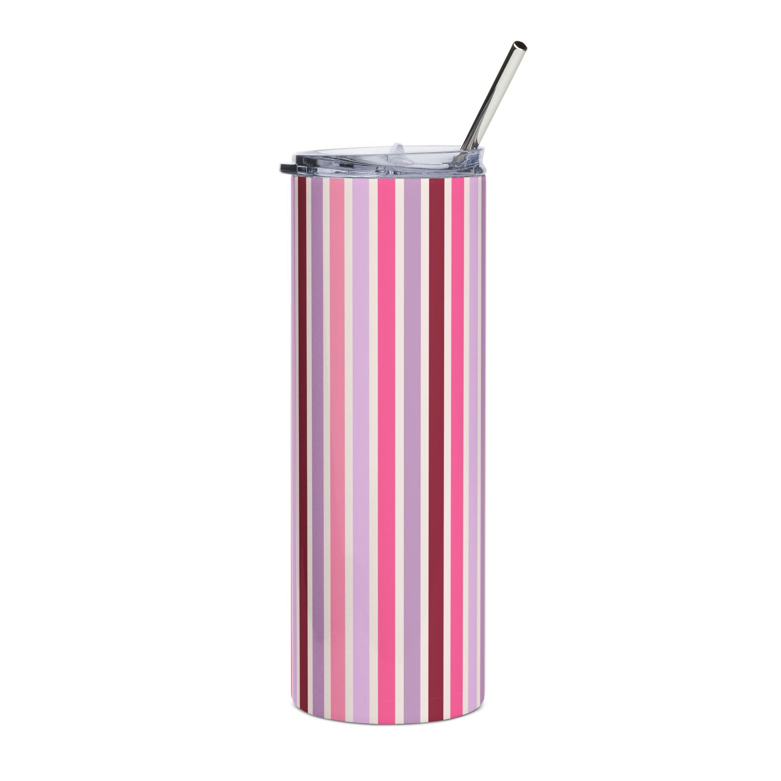 Sakura Stripe 20oz Stainless Tumbler Insulated Travel Cup - Sydney So Sweet