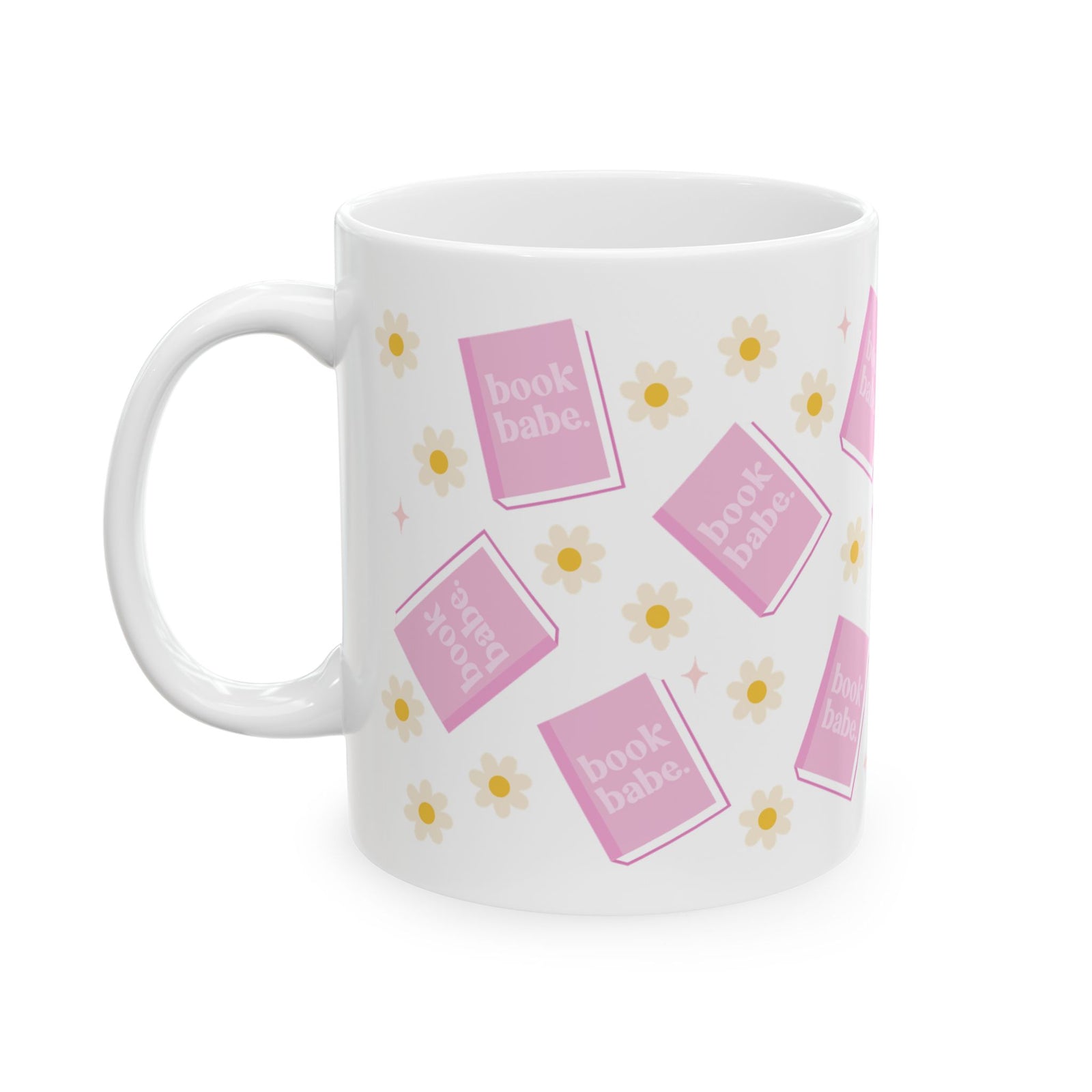 Book Babe Cute Ceramic Mug Coffee Cup (11oz & 15oz) - Sydney So Sweet