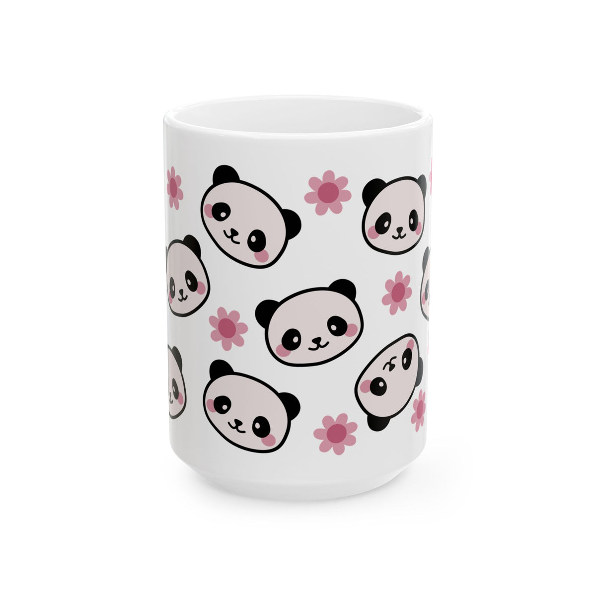 Panda Blossom Cute Kawaii Ceramic Mug Coffee Cup (11oz & 15oz) - Sydney So Sweet