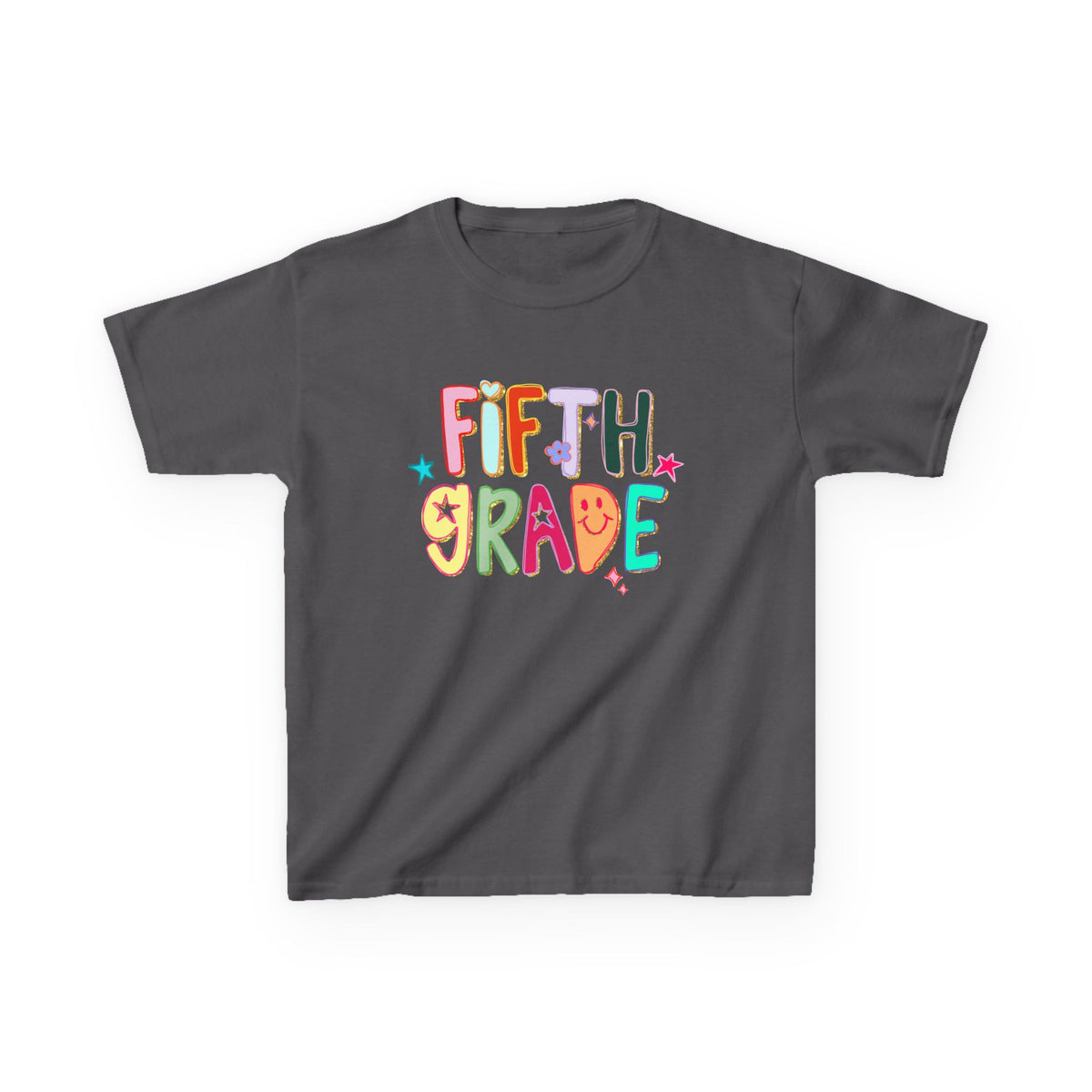 Fifth Grade Kids T-Shirt Cute & Colorful Back to School 5th Grade Tee