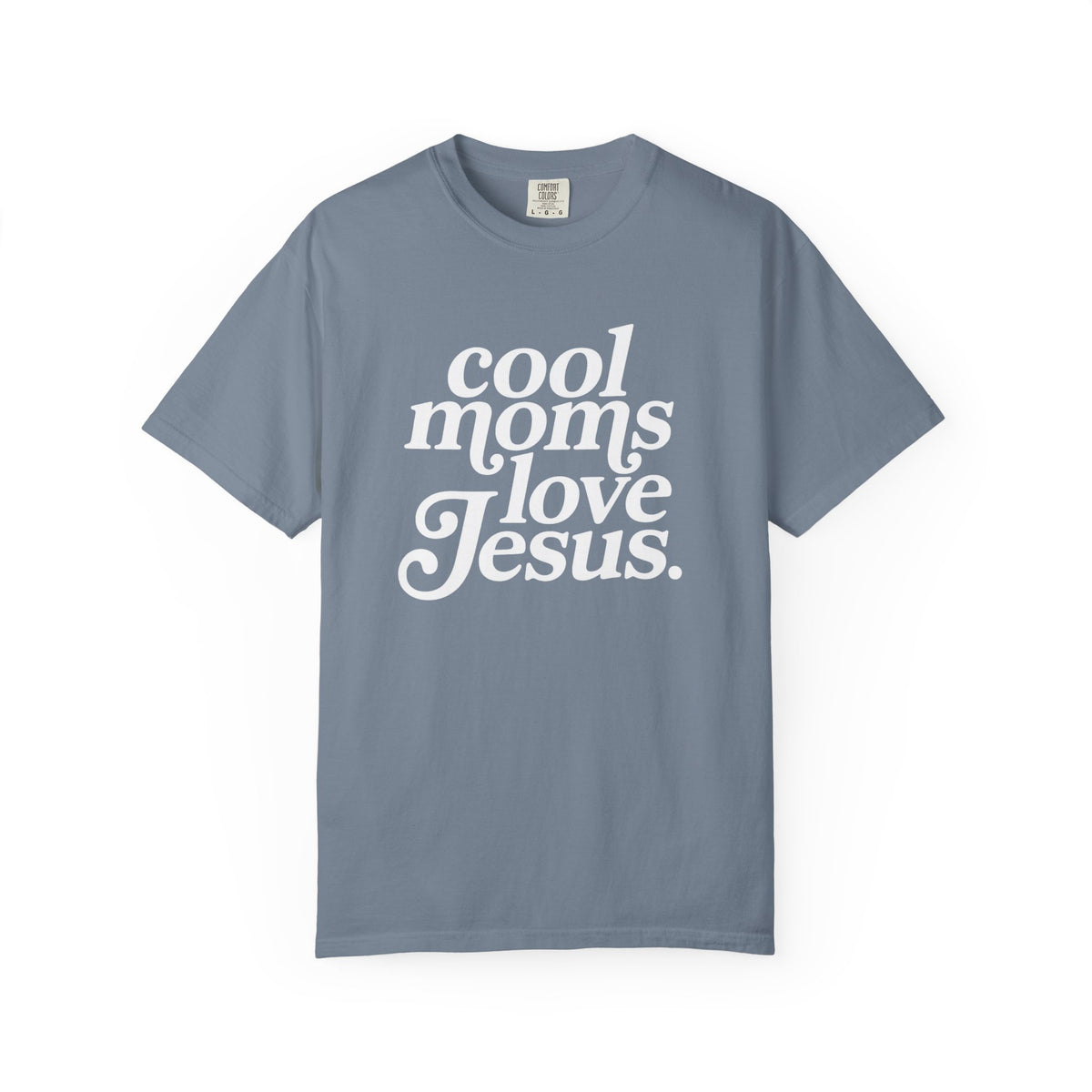 Cool Moms Love Jesus Graphic T-Shirt Christian Mom Graphic Tee