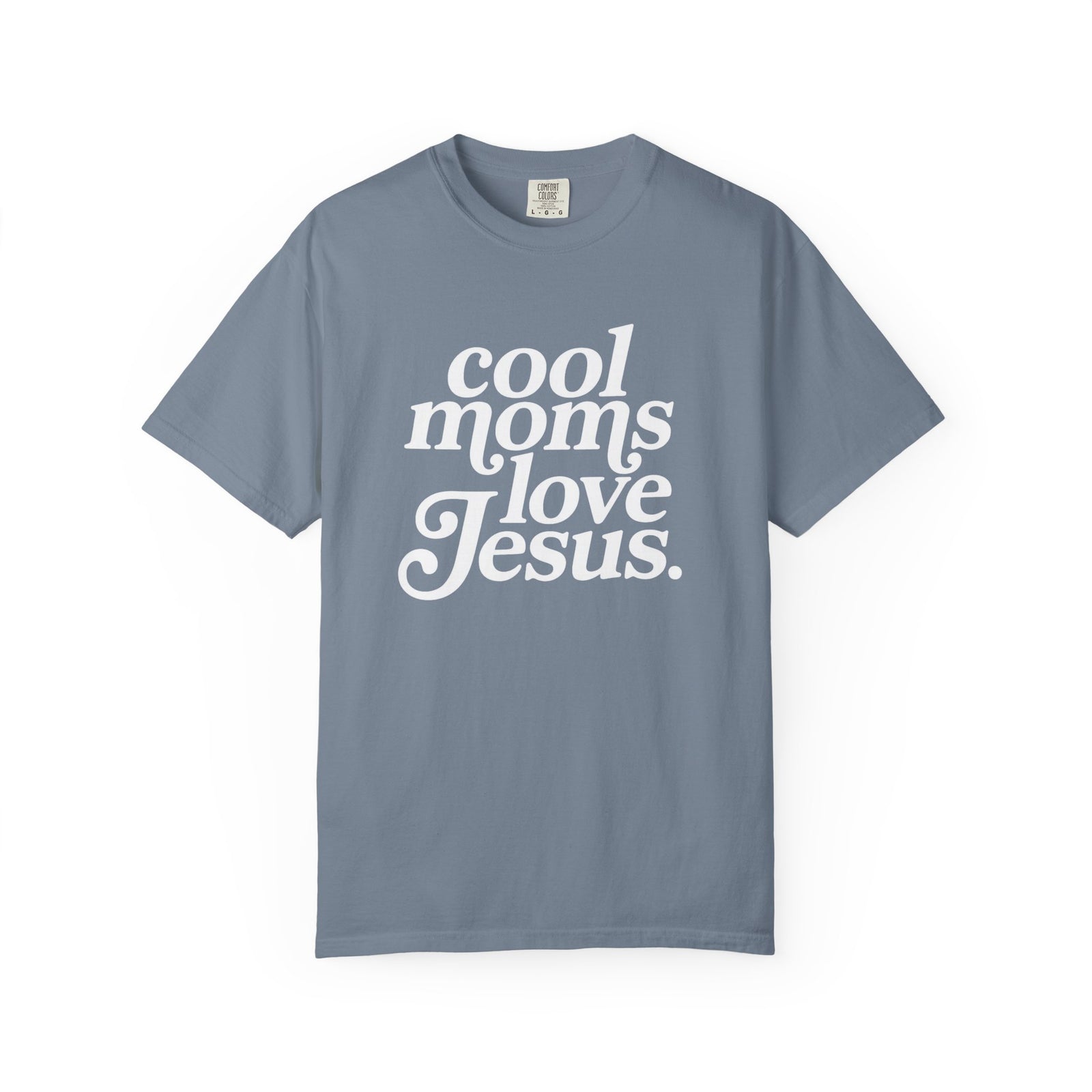 Cool Moms Love Jesus Graphic T-Shirt Christian Mom Graphic Tee