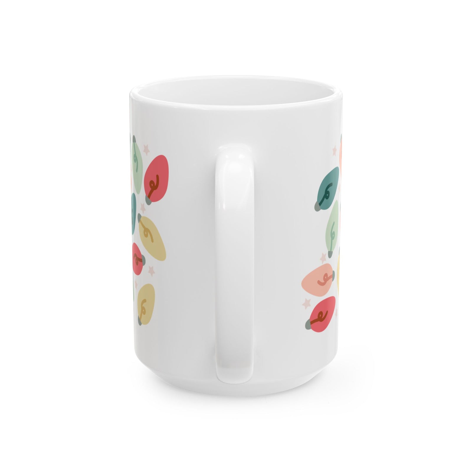 Bright Christmas Lights Ceramic Mug Coffee Cup (11oz & 15oz)