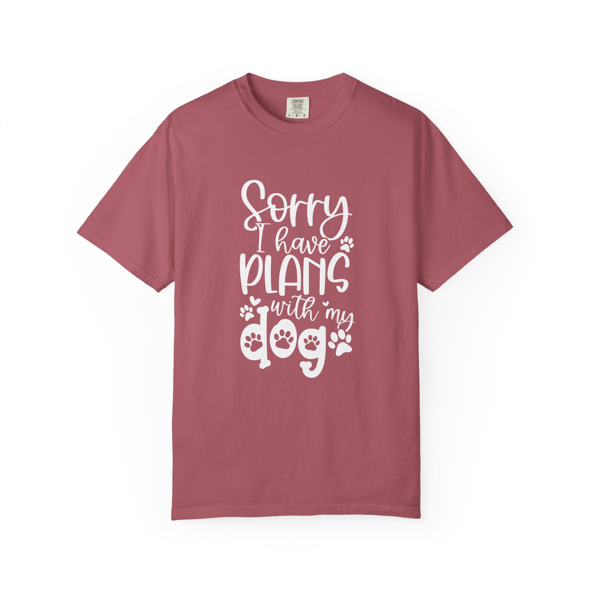 Sorry I Have Plans with My Dog T-Shirt Dog Mom Graphic Tee