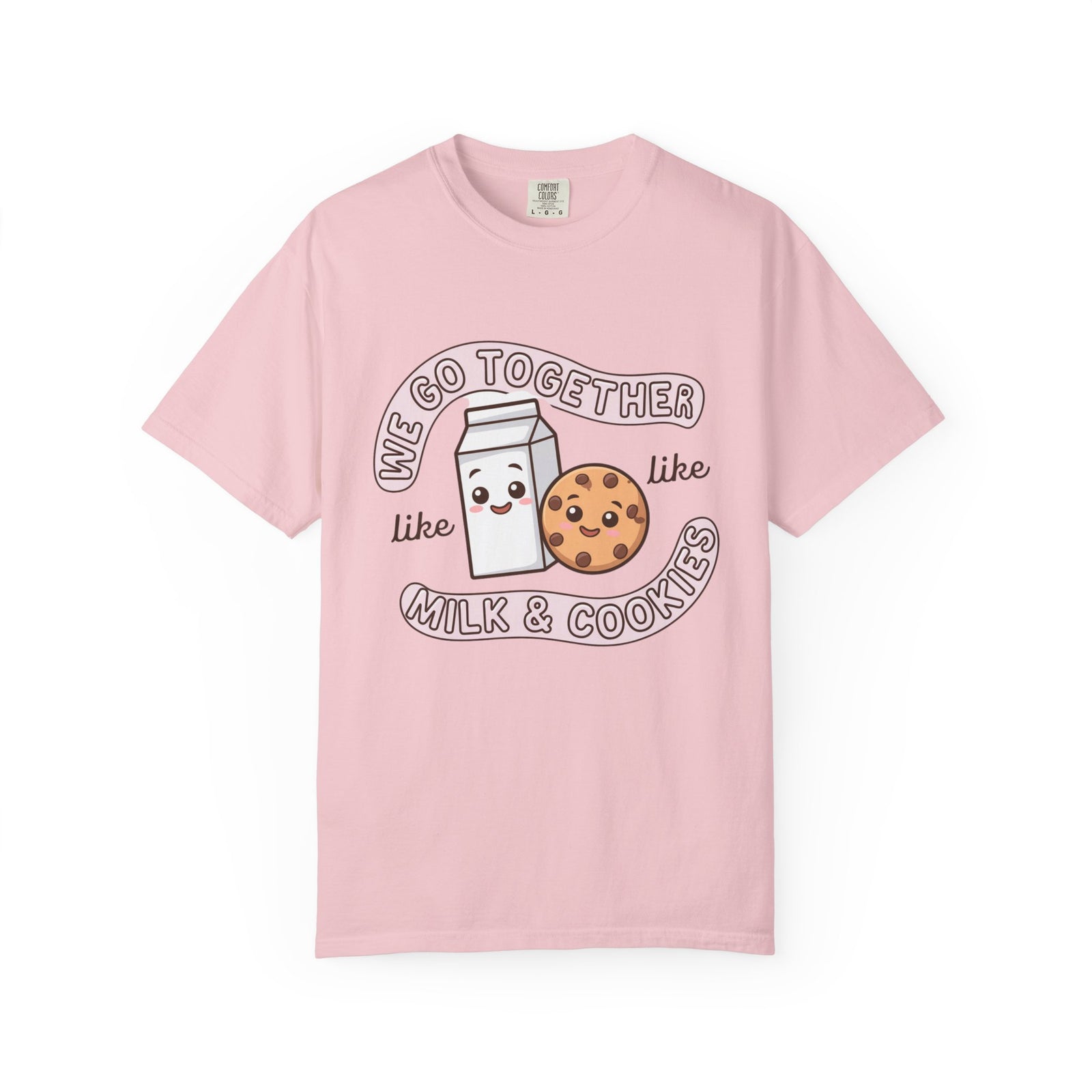 We Go Together Like Milk & Cookies Graphic T-Shirt Unisex Short Sleeve Tee - Sydney So Sweet