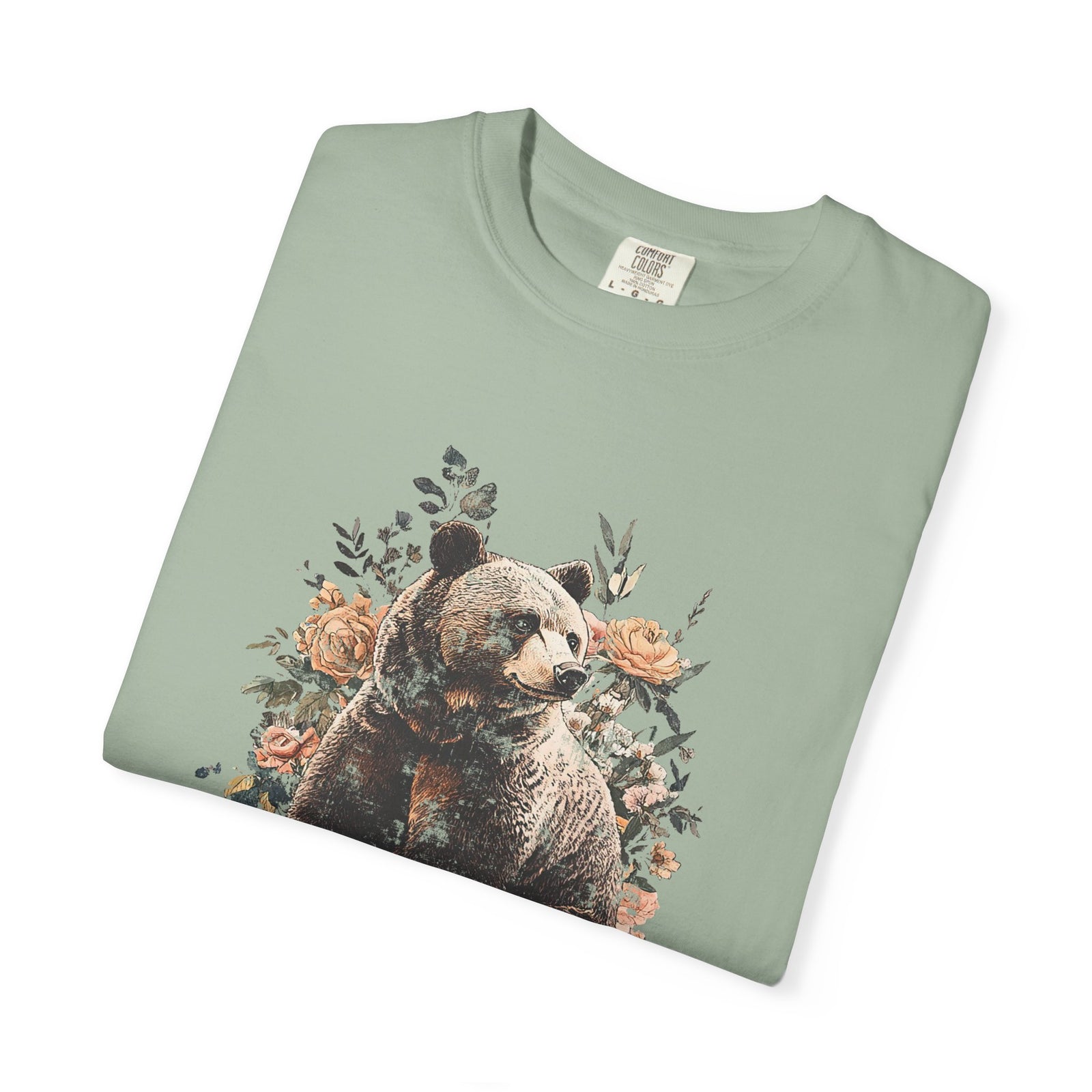How Great is Thy Faithfulness T-Shirt Grizzly Bear Christian Distressed Tee