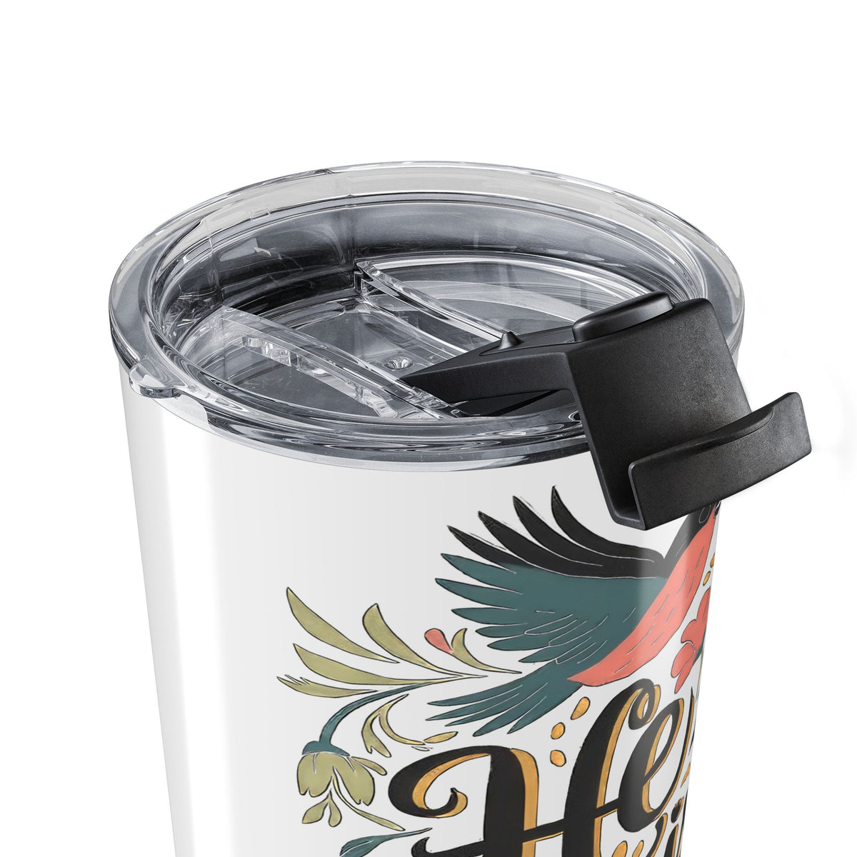 He Is Alive Floral Bird 20oz Tumbler Christian Easter Travel Mug
