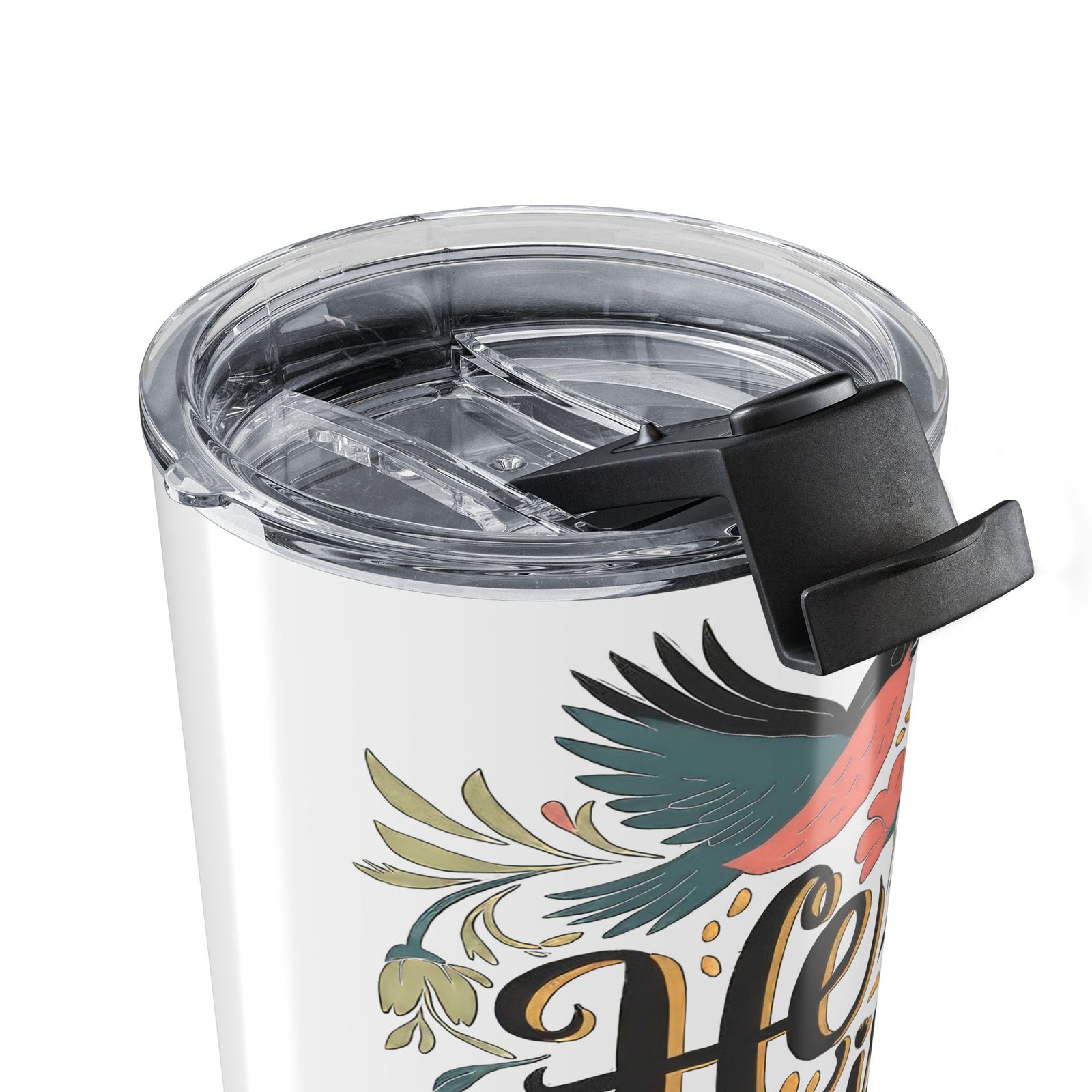 He Is Alive Floral Bird 20oz Tumbler Christian Easter Travel Mug