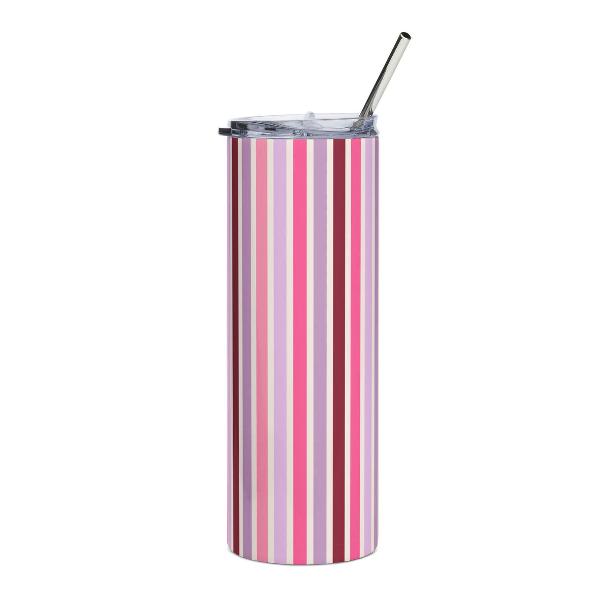 Sakura Stripe 20oz Stainless Tumbler Insulated Travel Cup - Sydney So Sweet