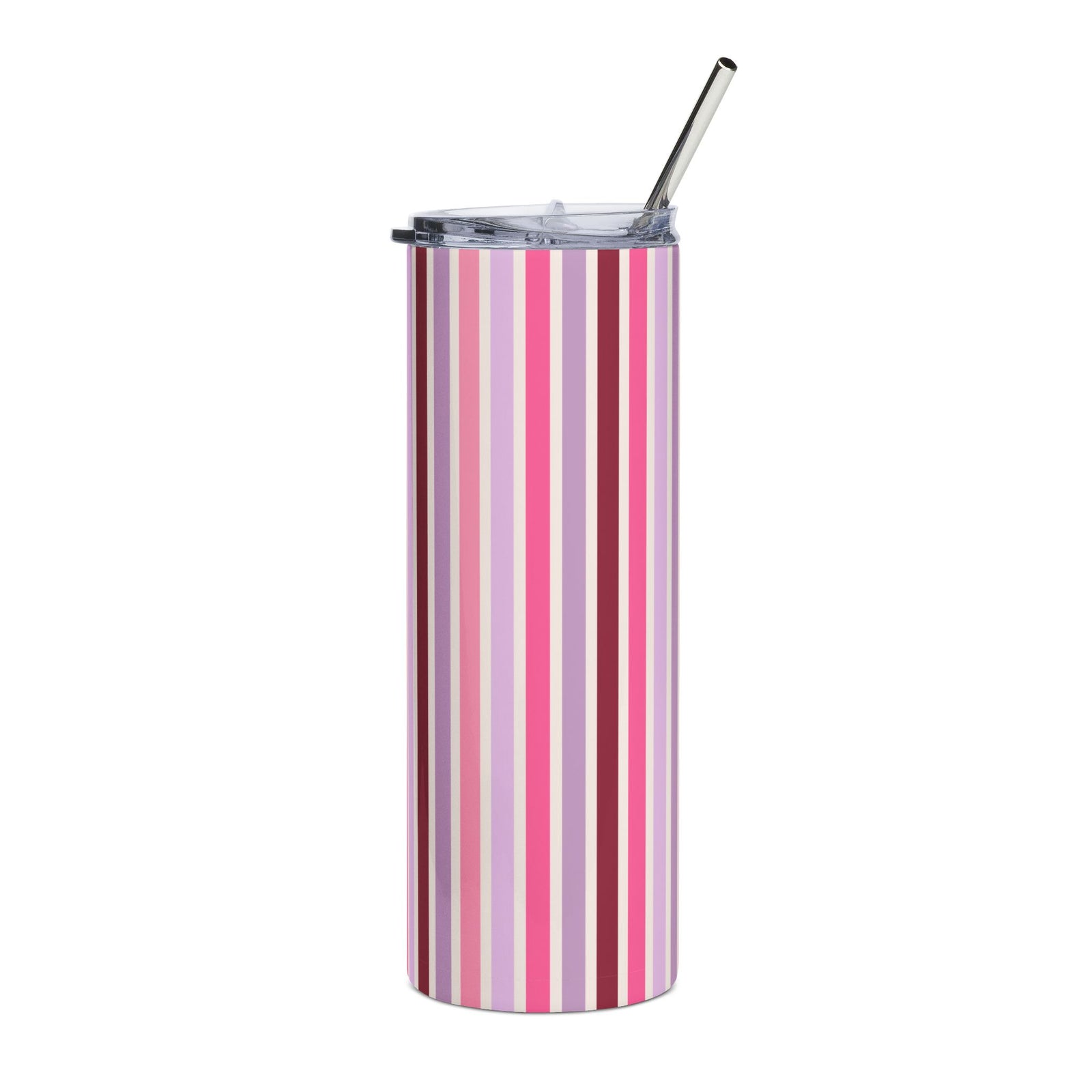 Sakura Stripe 20oz Stainless Tumbler Insulated Travel Cup - Sydney So Sweet