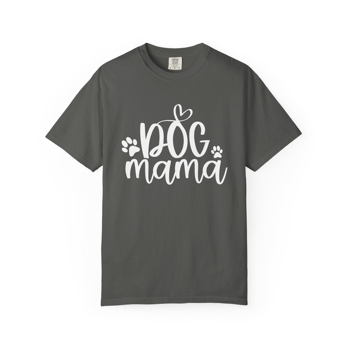 Dog Mama Heart Paws T-Shirt Cute Dog Mom Graphic Tee