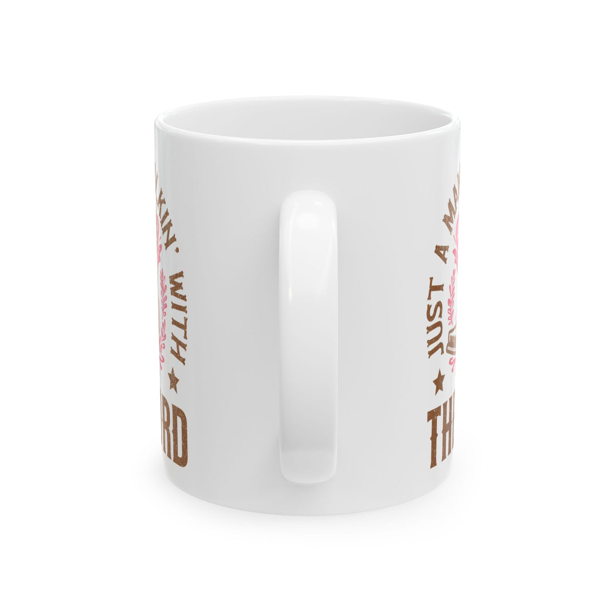 Just a Mama Walkin' with the Lord Cowgirl Boot Ceramic Mug Coffee Cup (11oz & 15oz)