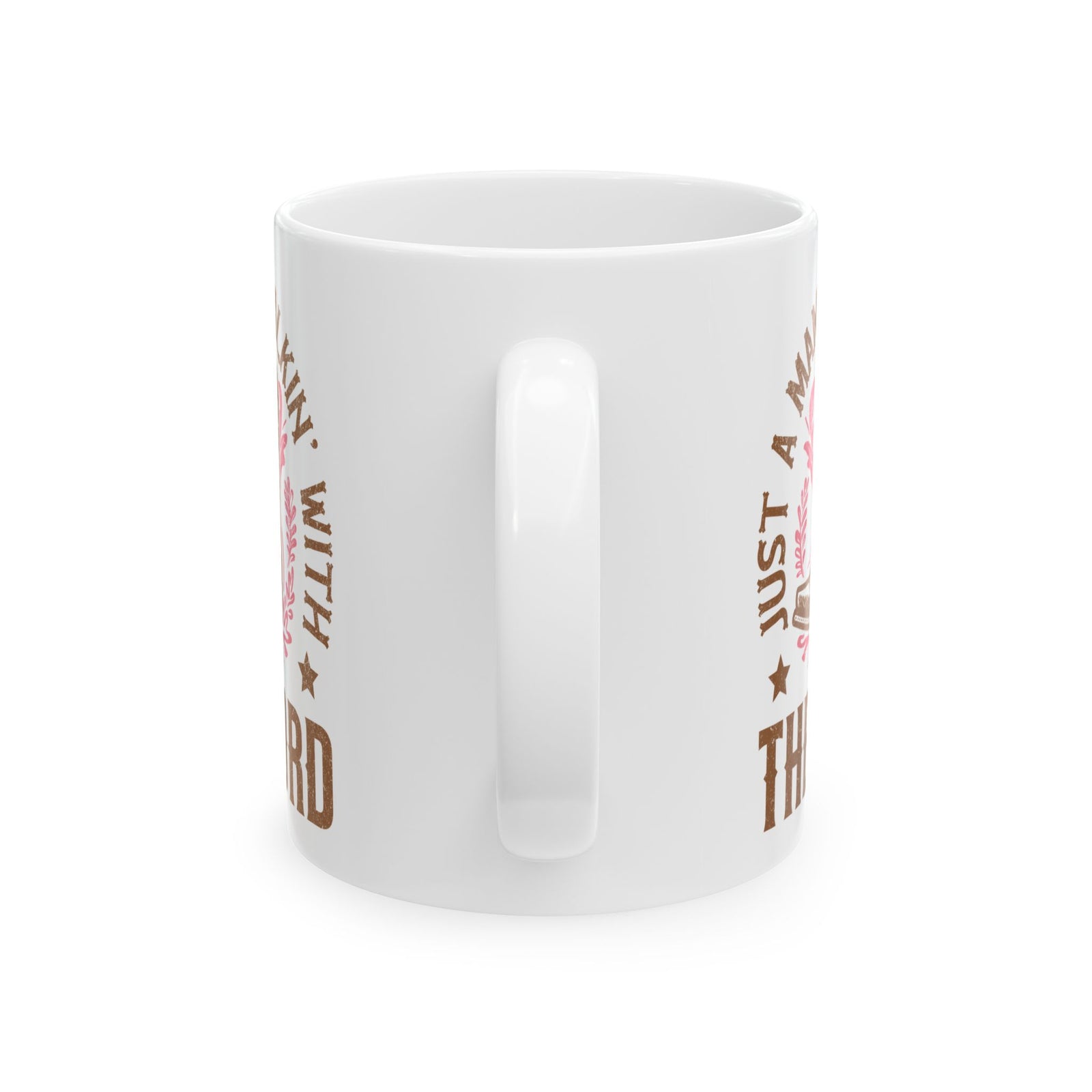 Just a Mama Walkin' with the Lord Cowgirl Boot Ceramic Mug Coffee Cup (11oz & 15oz)