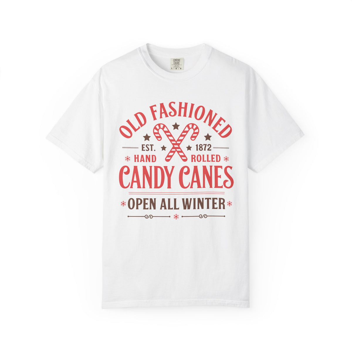Old Fashioned Candy Canes Holiday Tee Vintage Charm Unisex Christmas T-Shirt - Sydney So Sweet