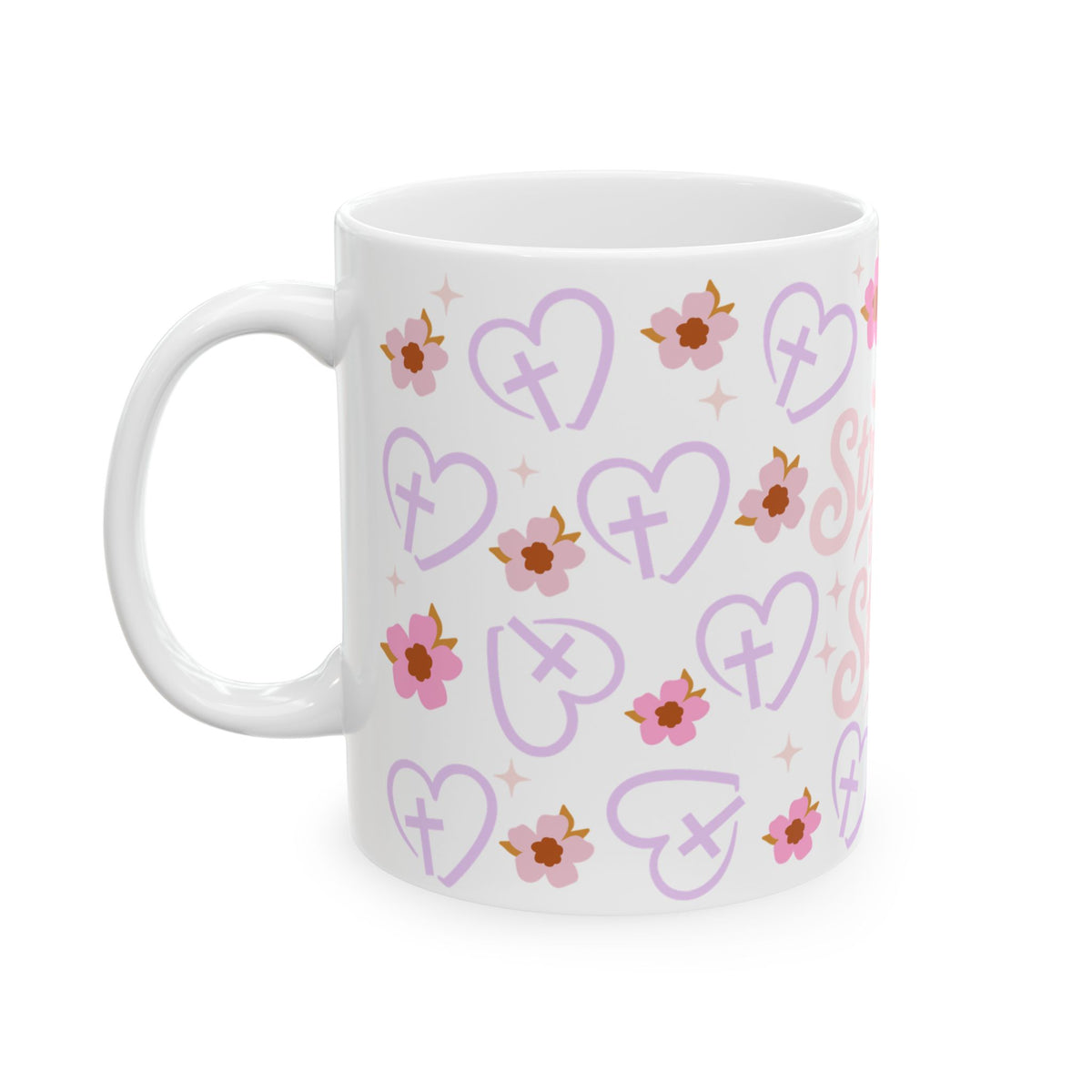 Stronger Than the Storm Cute Ceramic Mug Coffee Cup (11oz & 15oz)