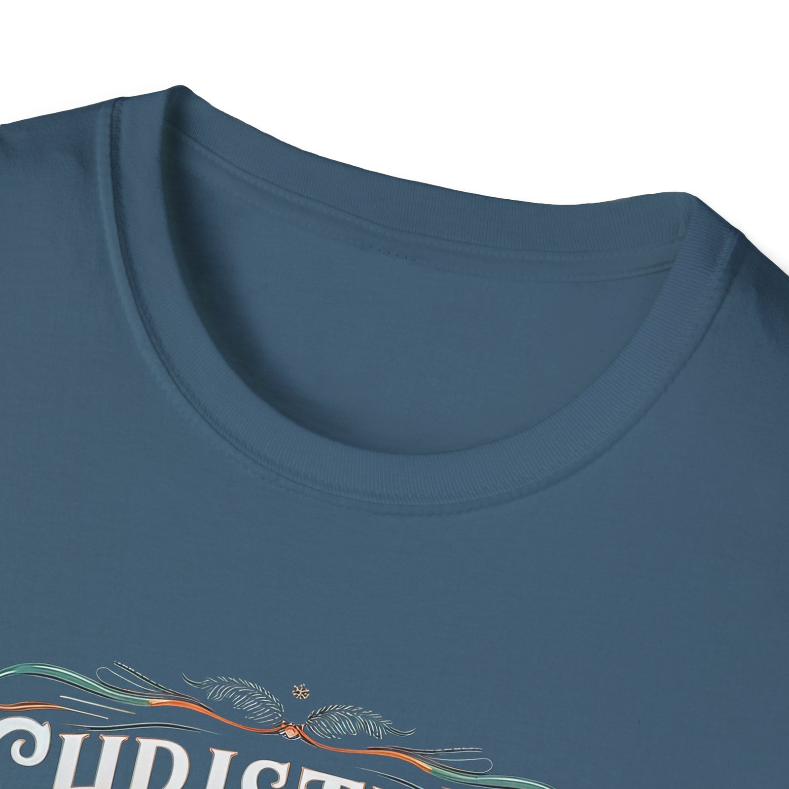 Christmas Blessings Ice Skating Tee Nostalgic Graphic T-Shirt