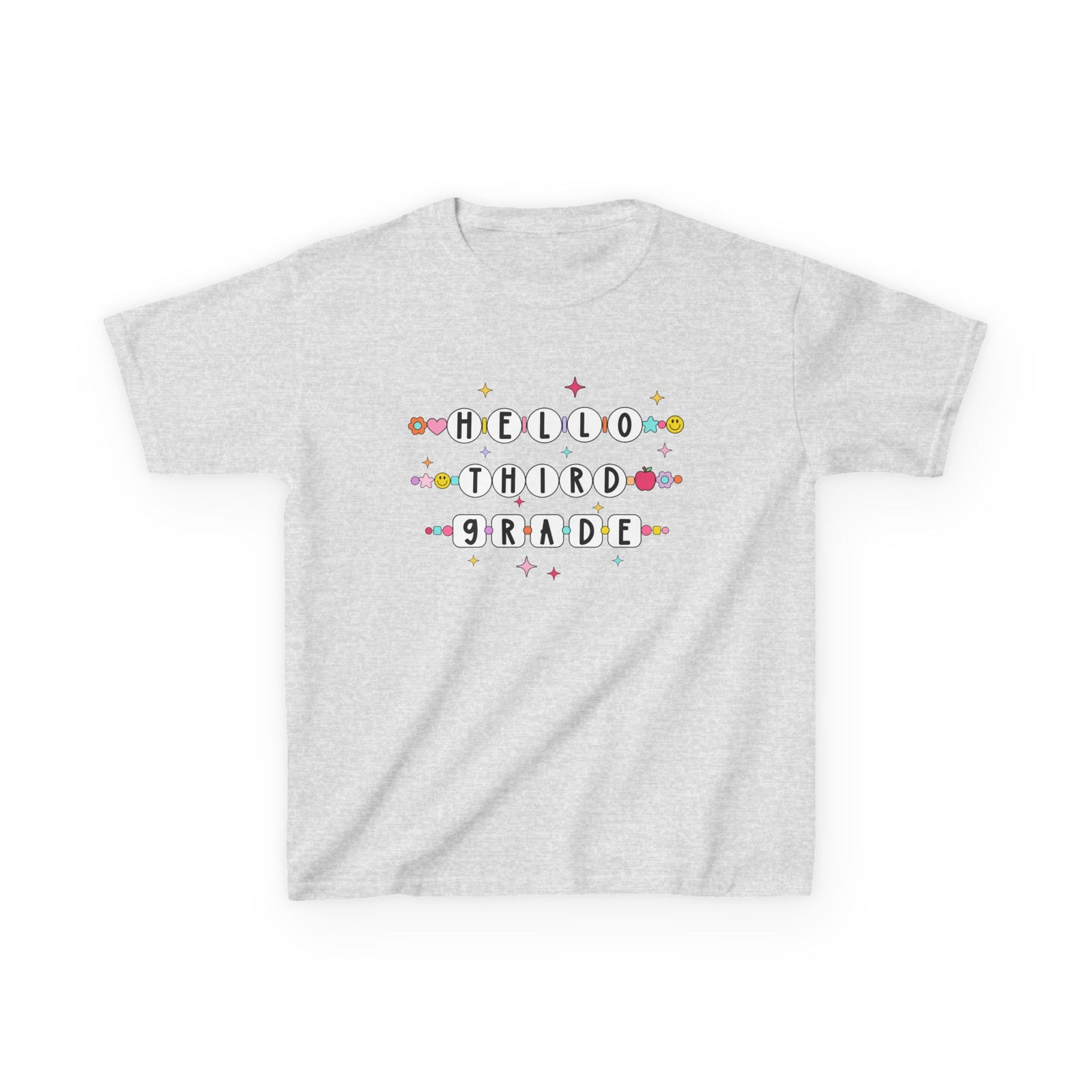 Friendship Bracelets Hello Third Grade Kids Tee Cute 3rd Grade Back to School T-Shirt