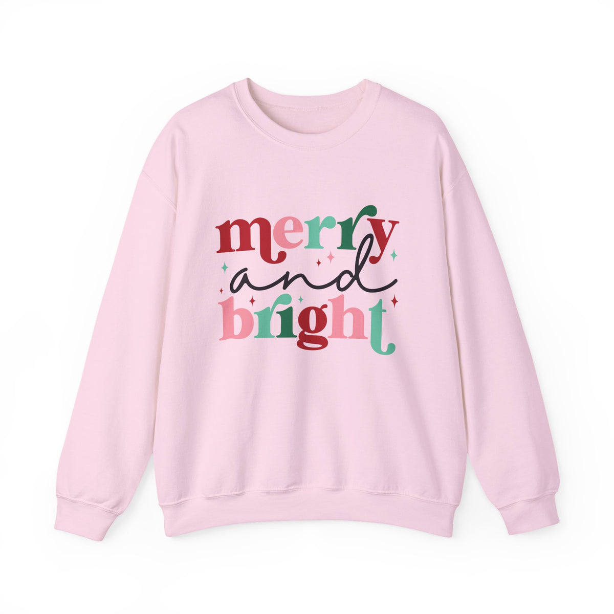 Merry & Bright Christmas Crewneck Women's Sweatshirt