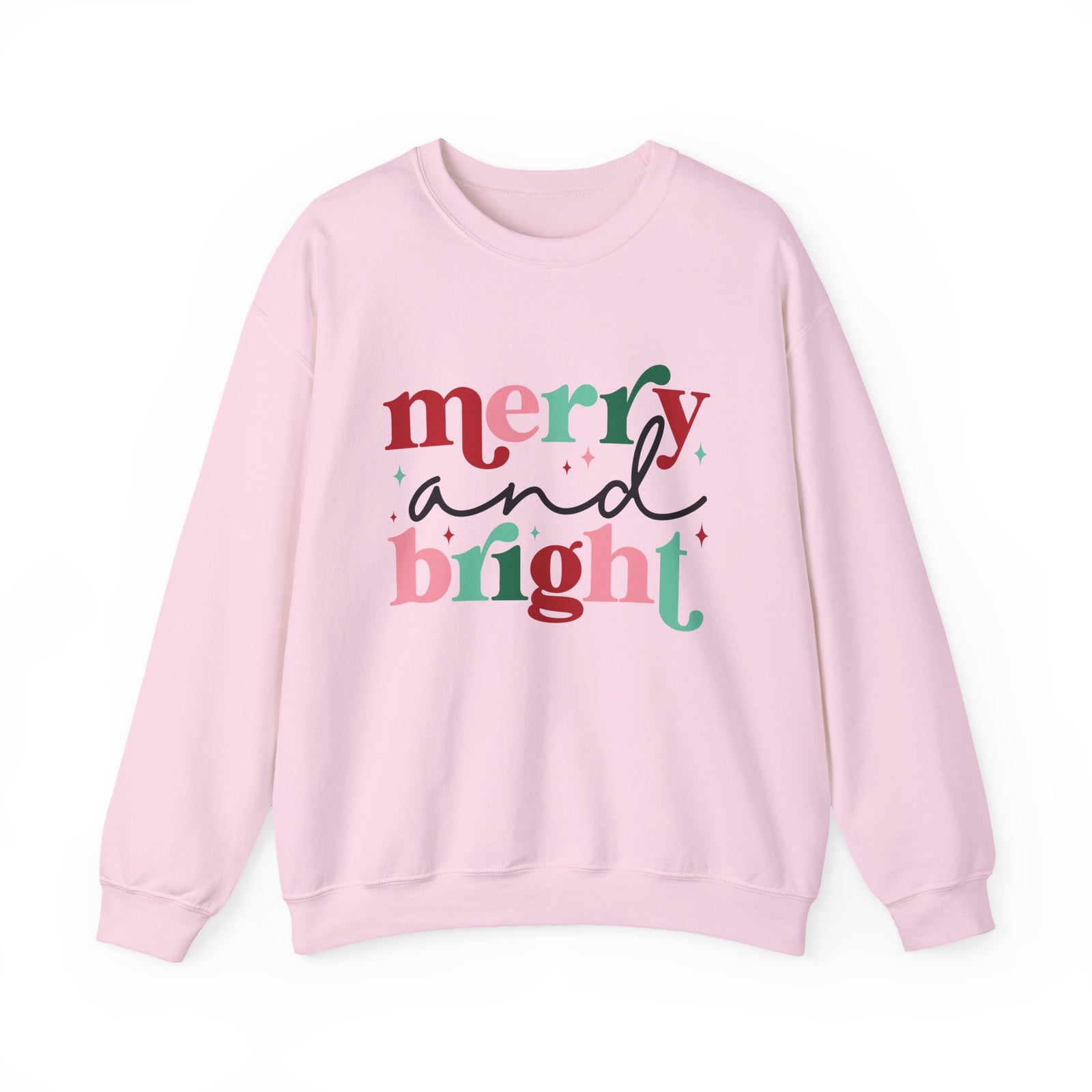 Merry & Bright Christmas Crewneck Women's Sweatshirt