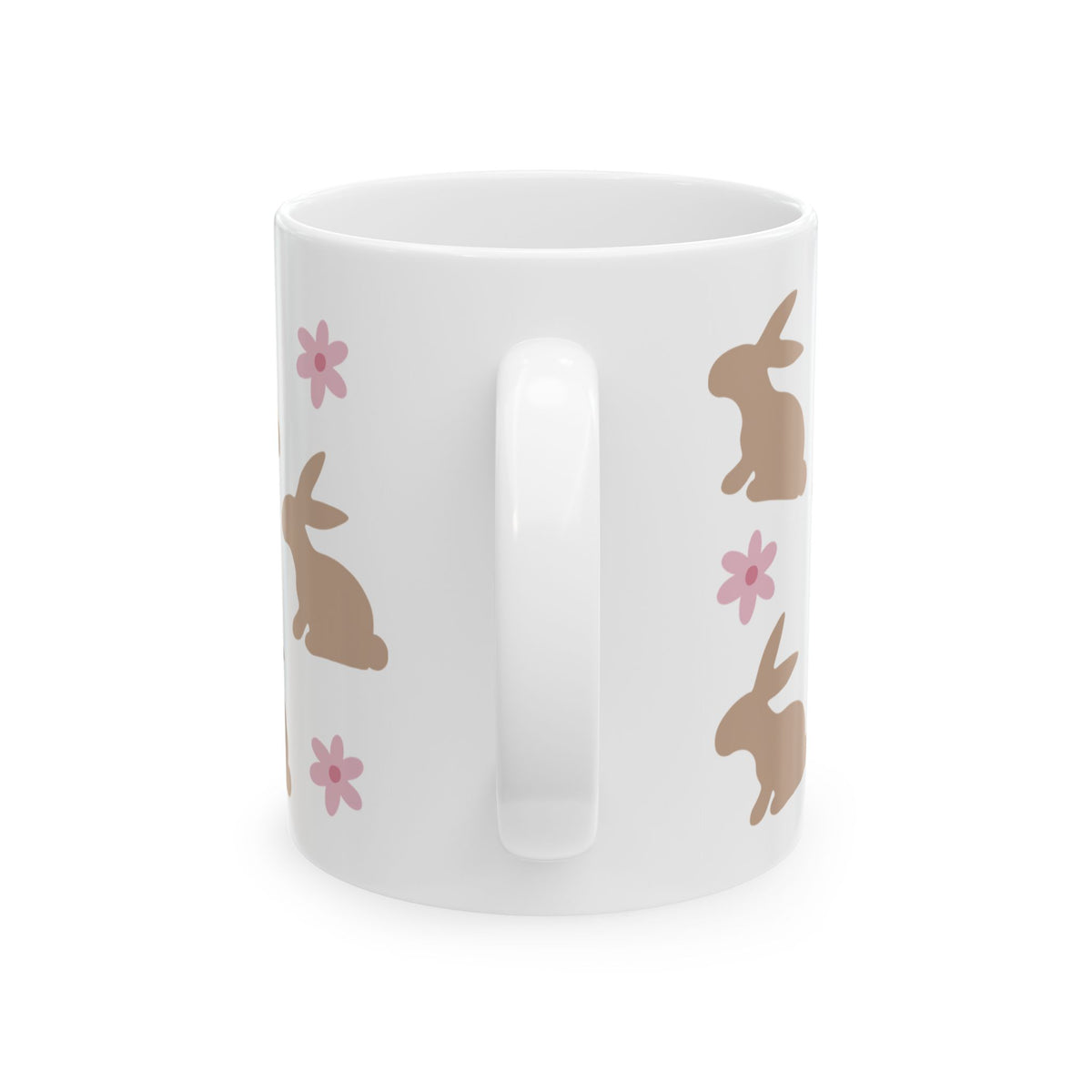 Daisy Bunny Cute Ceramic Mug Coffee Cup (11oz & 15oz)