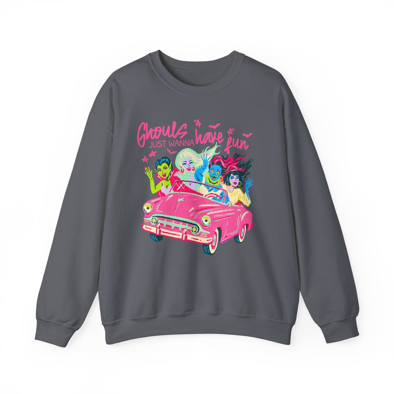 Ghouls Just Wanna Have Fun Halloween Monsters Sweatshirt Fun Graphic Tee Pullover
