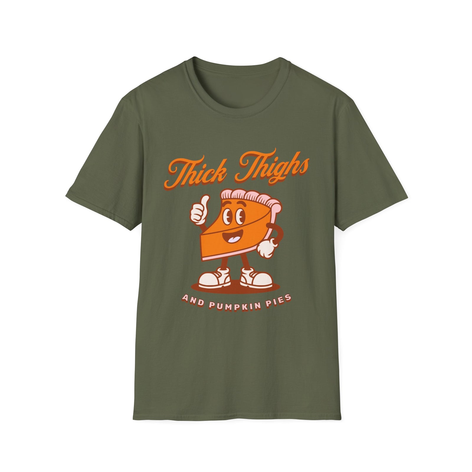 Thick Thighs and Pumpkin Pies T-Shirt Fall Tee
