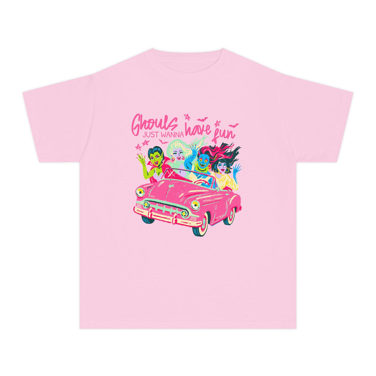 Ghouls Just Wanna Have Fun Halloween Monsters T-Shirt Fun Kids Graphic Tee