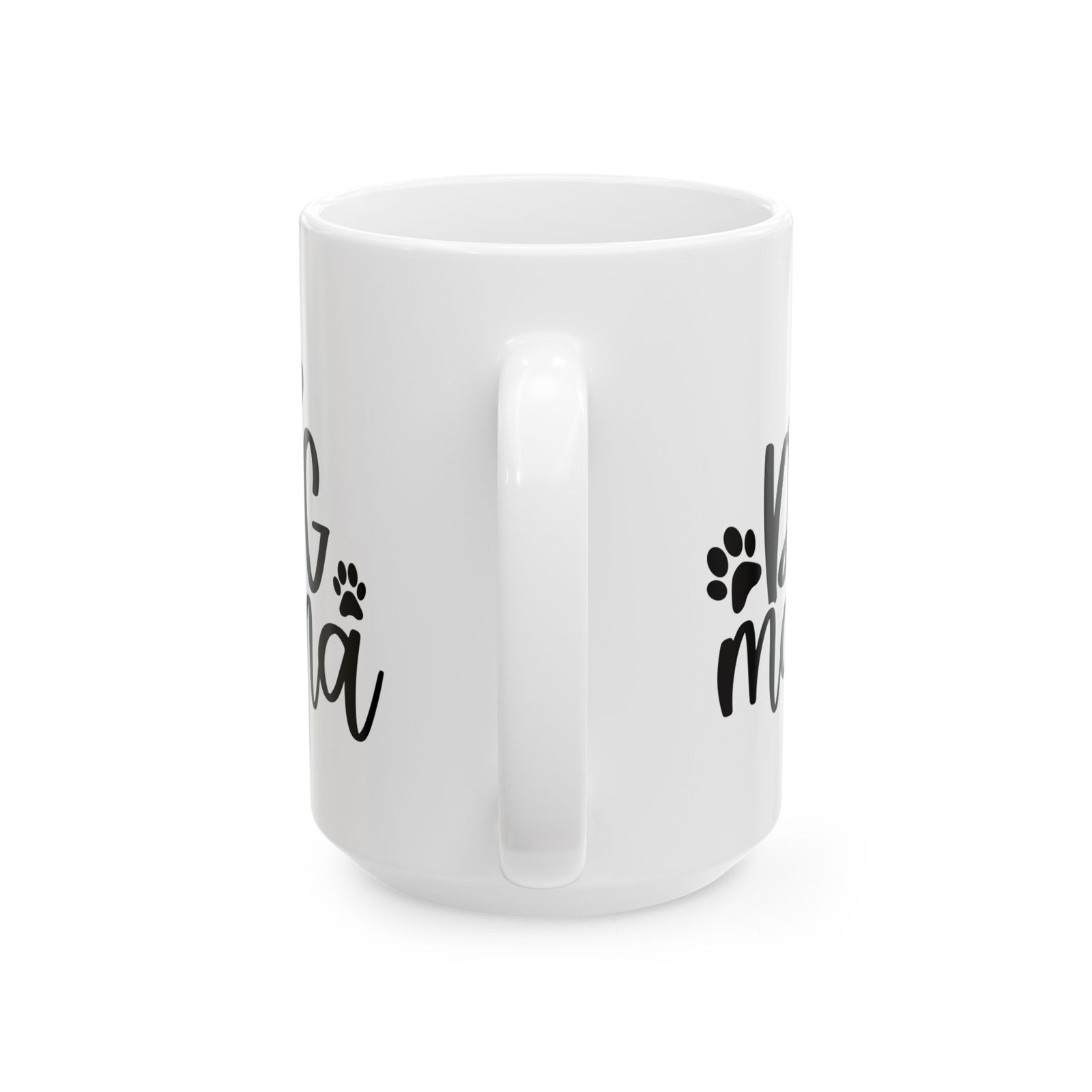 Dog Mama Cute Dog Mom Ceramic Mug Coffee Cup (11oz & 15oz)