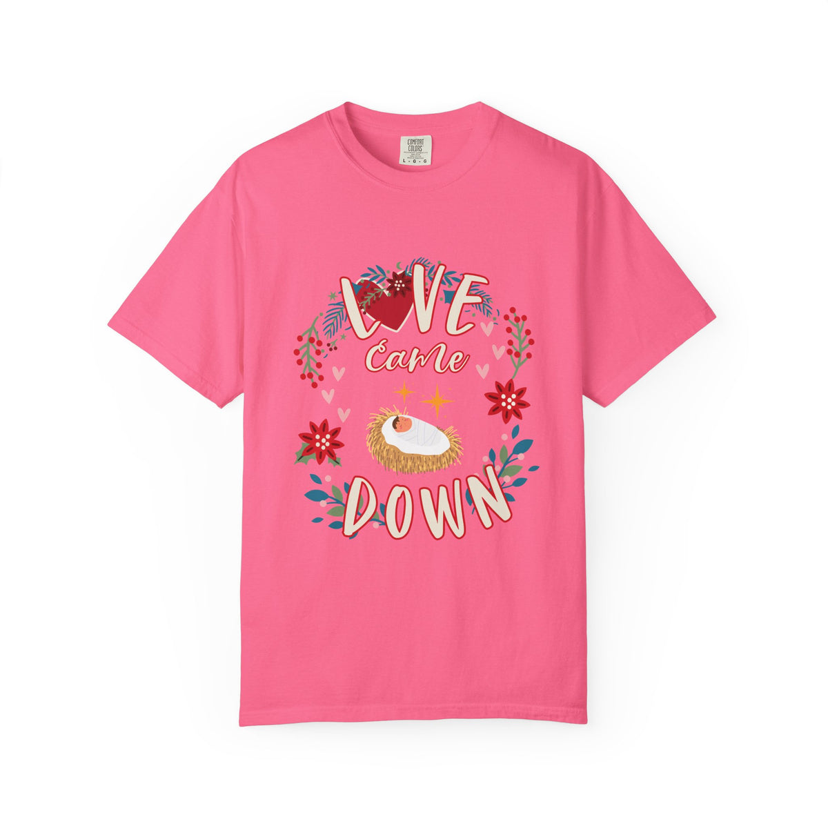 Love Came Down Christmas T-Shirt Christian Graphic Tee