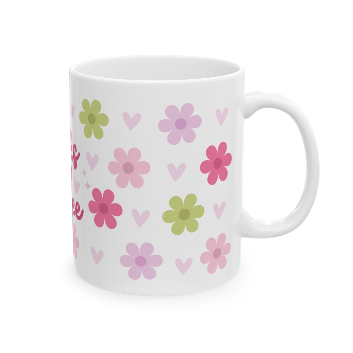 Books and Coffee Cute Ceramic Mug Coffee Cup (11oz & 15oz) - Sydney So Sweet