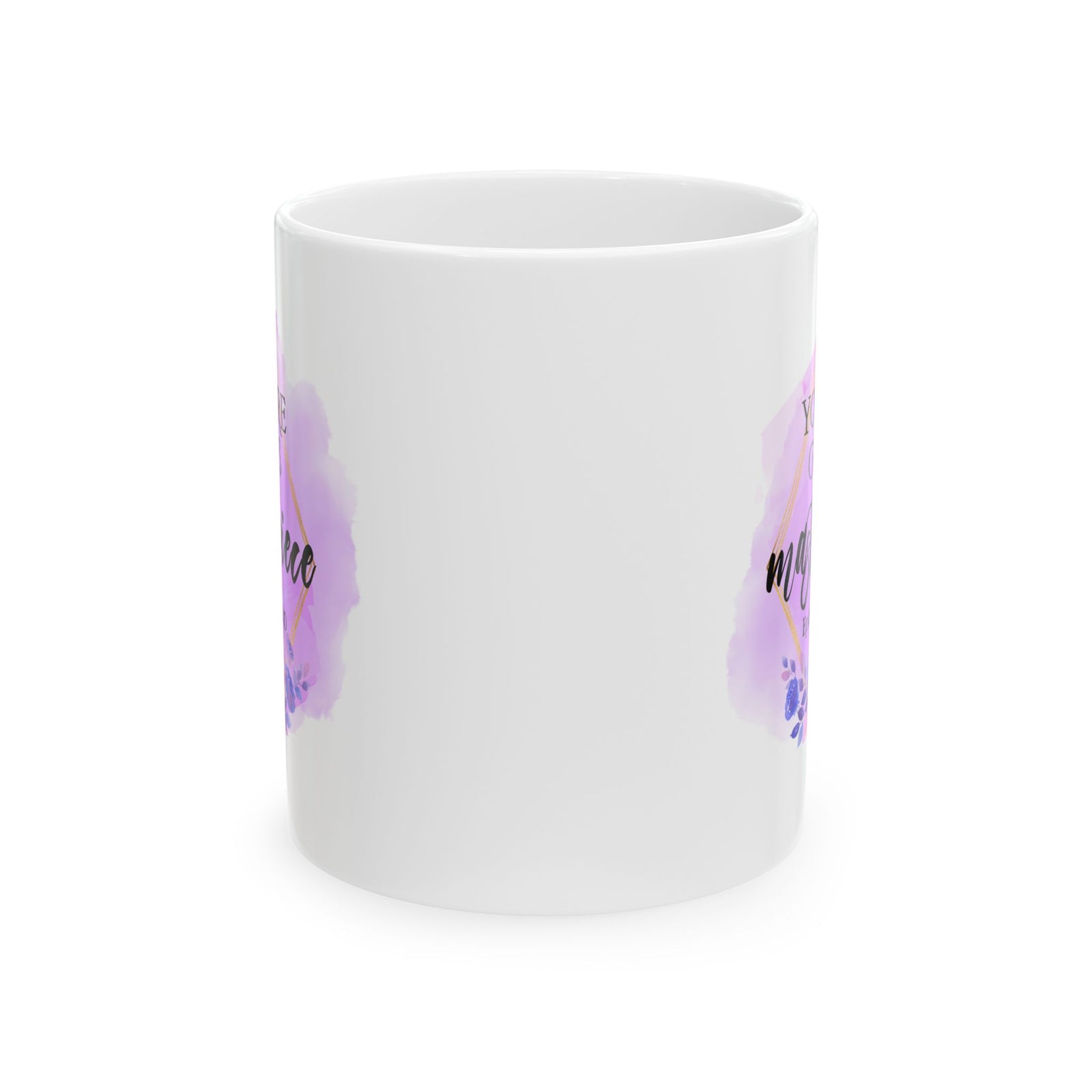 Ceramic Mug – Watercolor Floral You Are My God's Masterpiece Ephesians 2:10 Inspirational Coffee Cup (11oz, 15oz) - Sydney So Sweet
