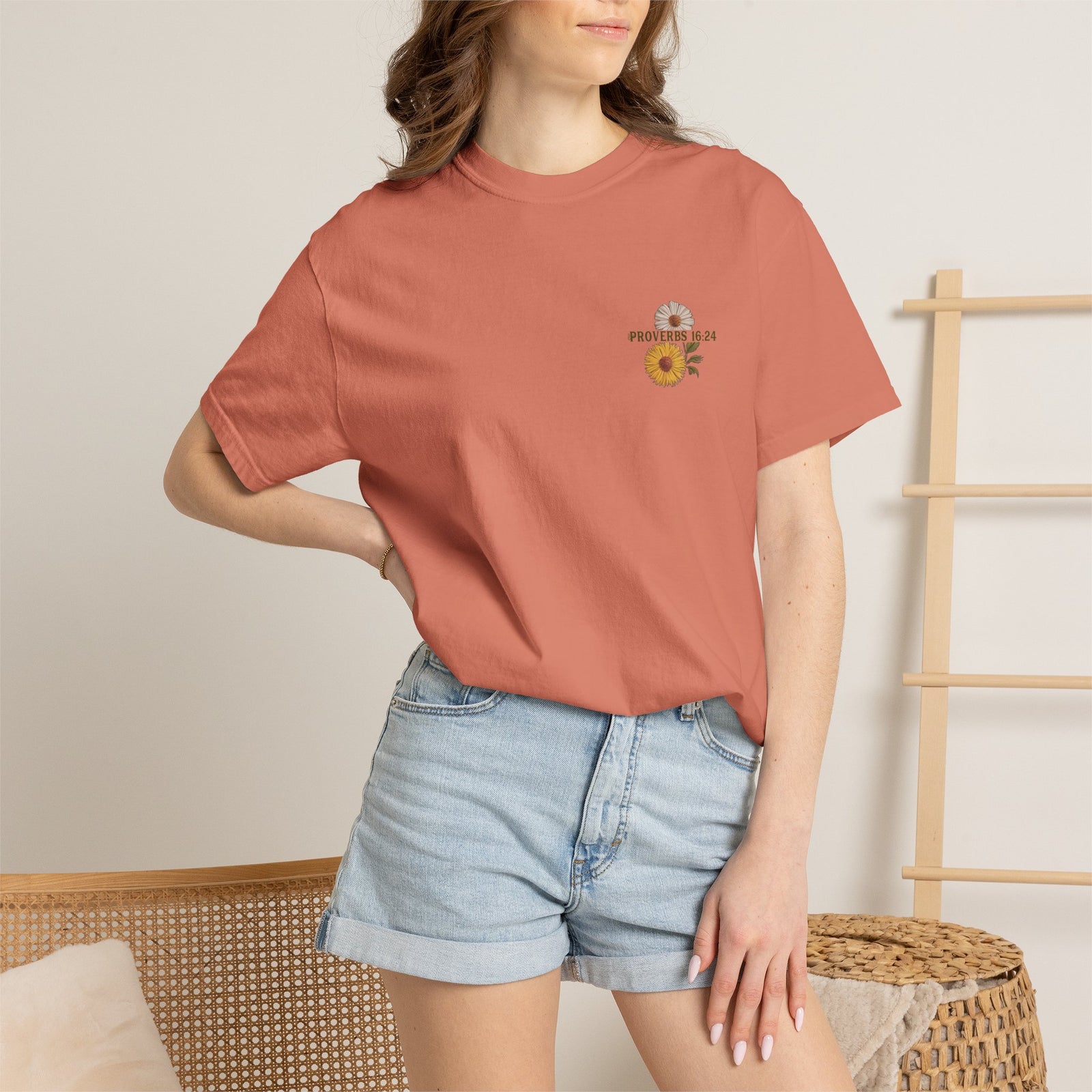 Kind Words are Like Honey T-Shirt Proverbs Bee Floral Tee