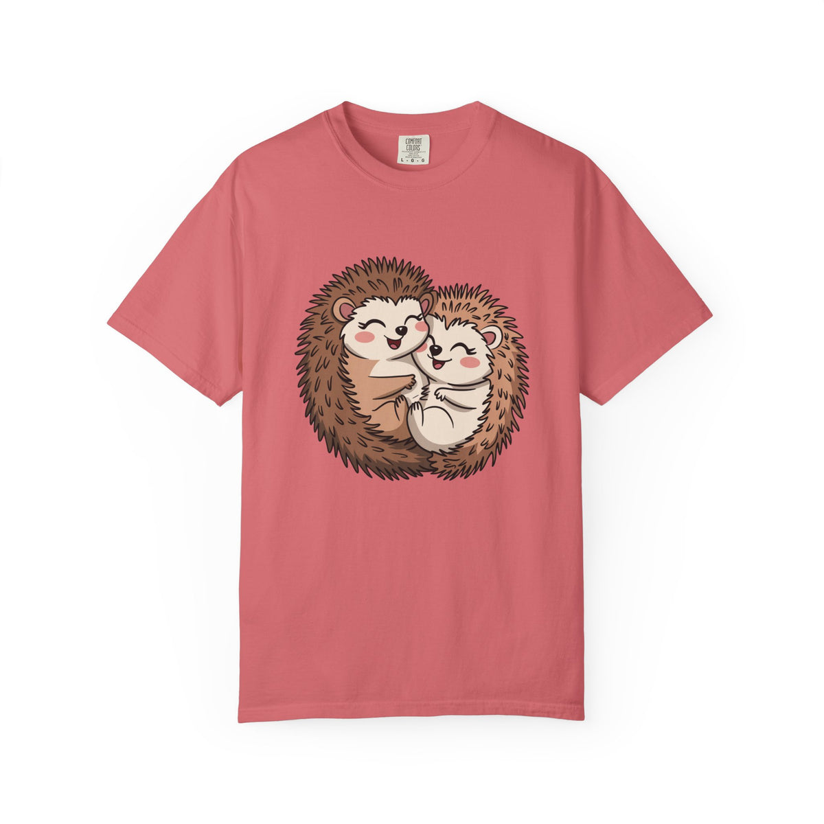 Hedgehog Hug Graphic T-Shirt Unisex Short Sleeve Tee - Sydney So Sweet