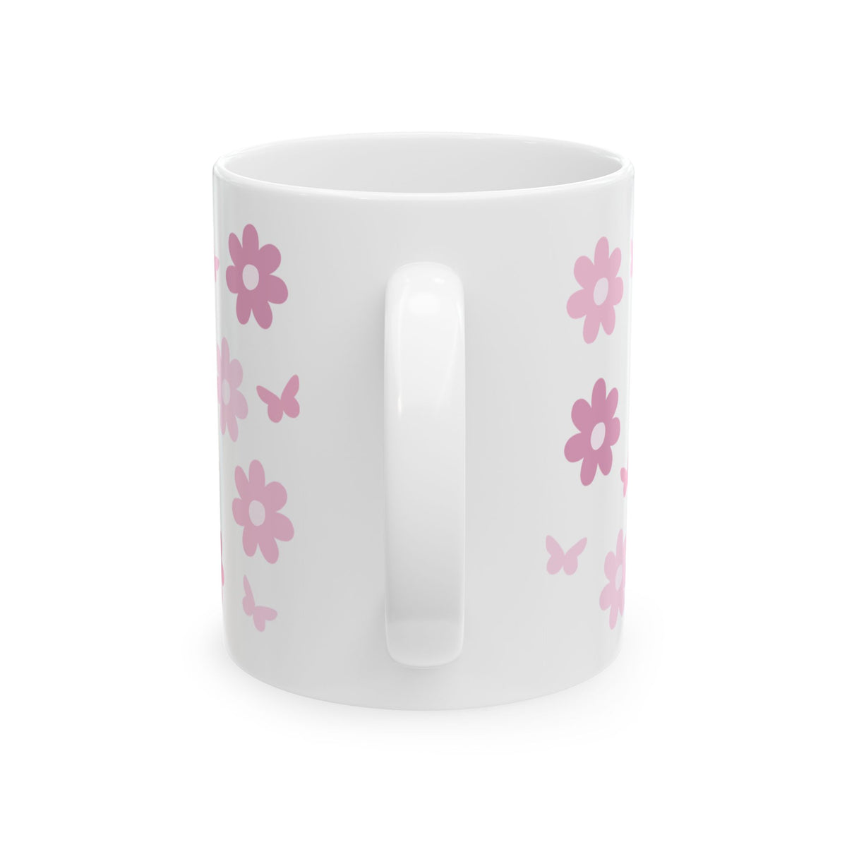 Mama Flower & Butterfly Cute Ceramic Mug Coffee Cup (11oz & 15oz)