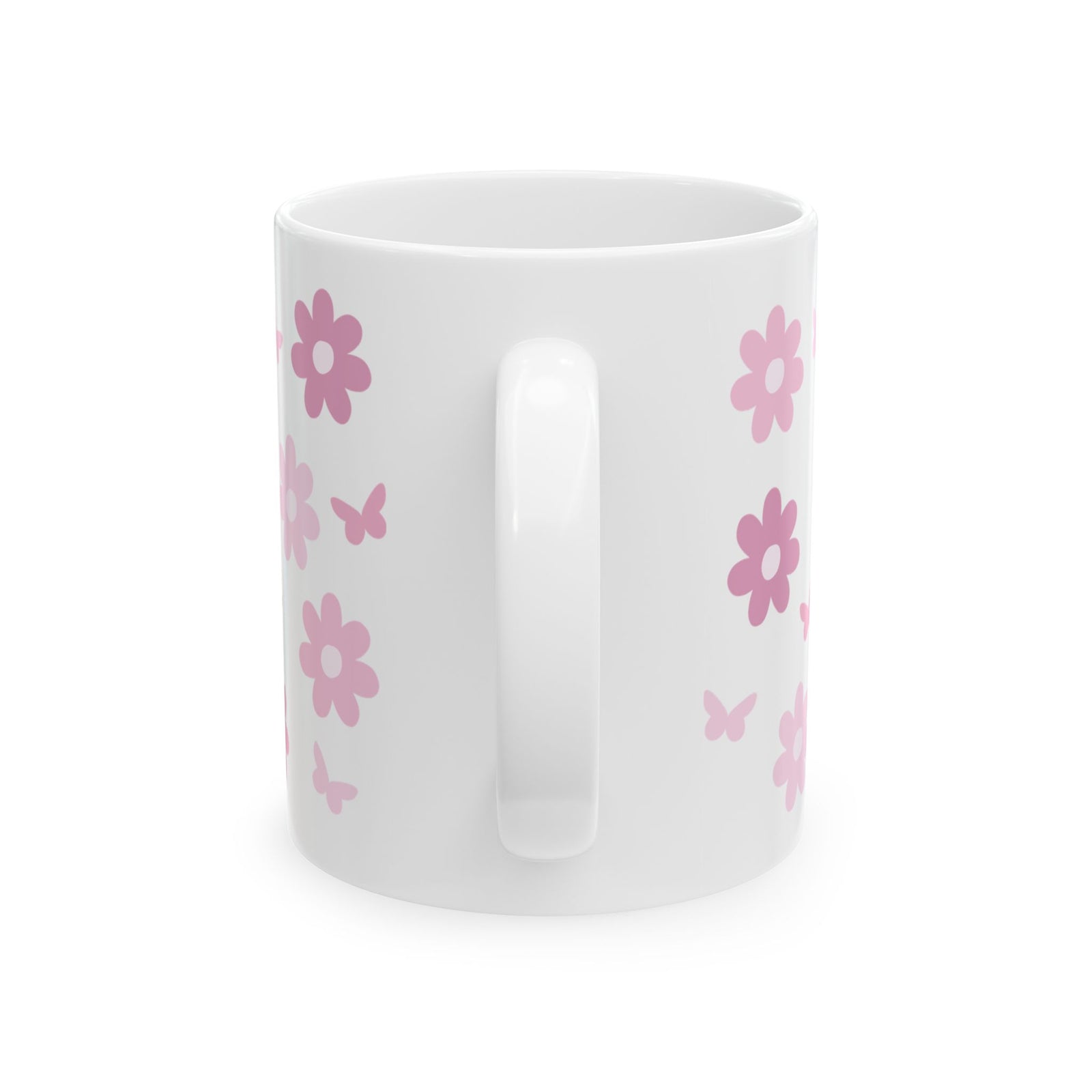 Mama Flower & Butterfly Cute Ceramic Mug Coffee Cup (11oz & 15oz)