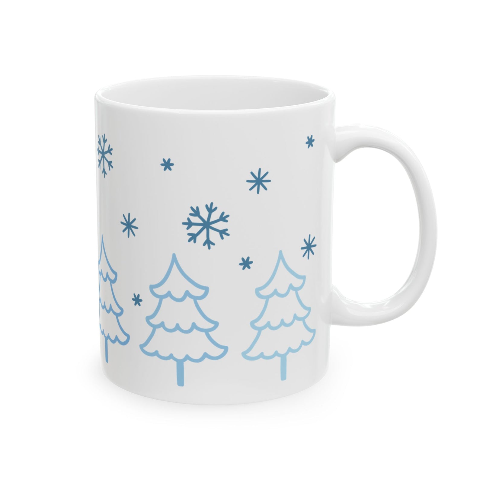 Snow Day Winter Christmas Ceramic Mug Coffee Cup (11oz & 15oz)