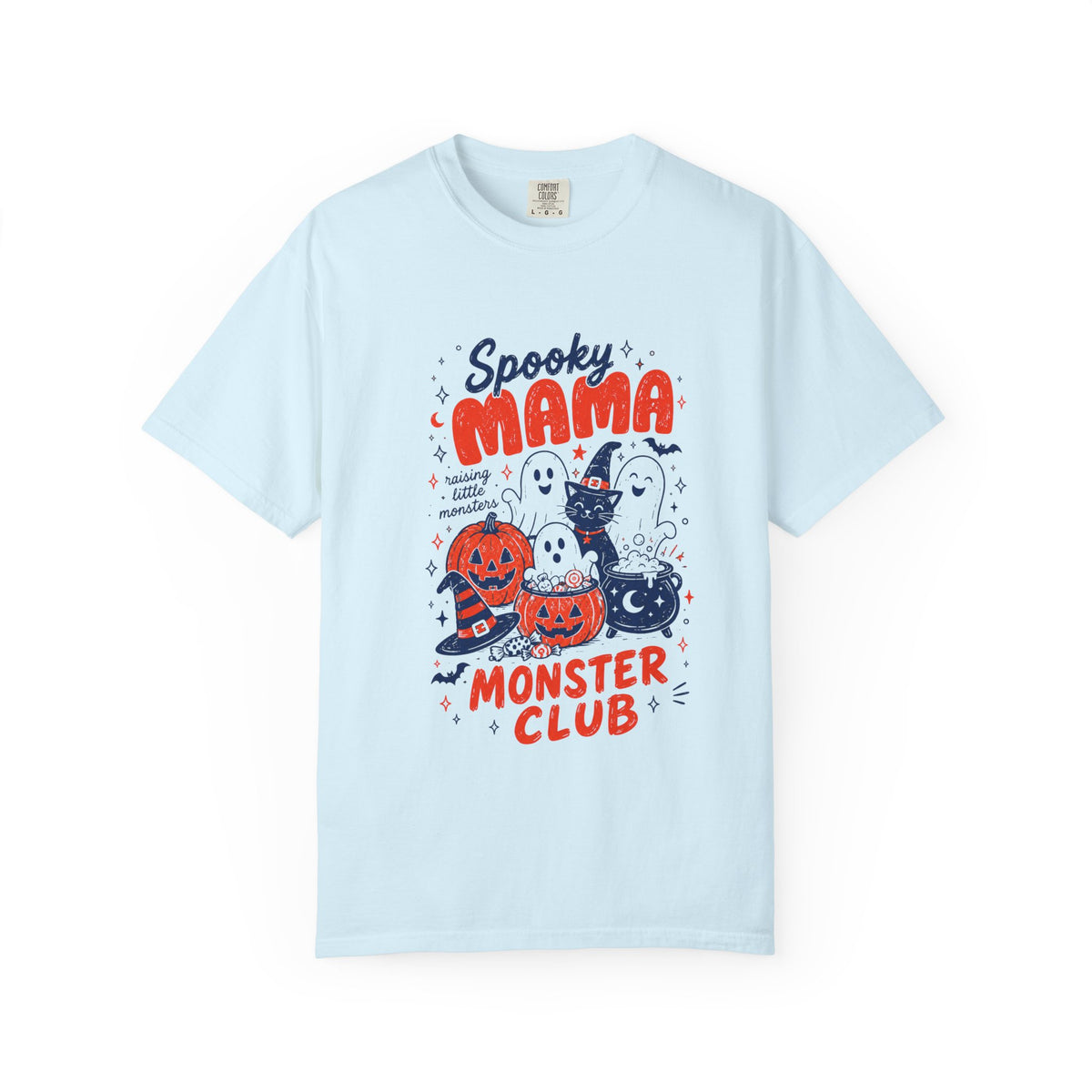Spooky Mama Monster Club T-Shirt Cute Mom Halloween Tee