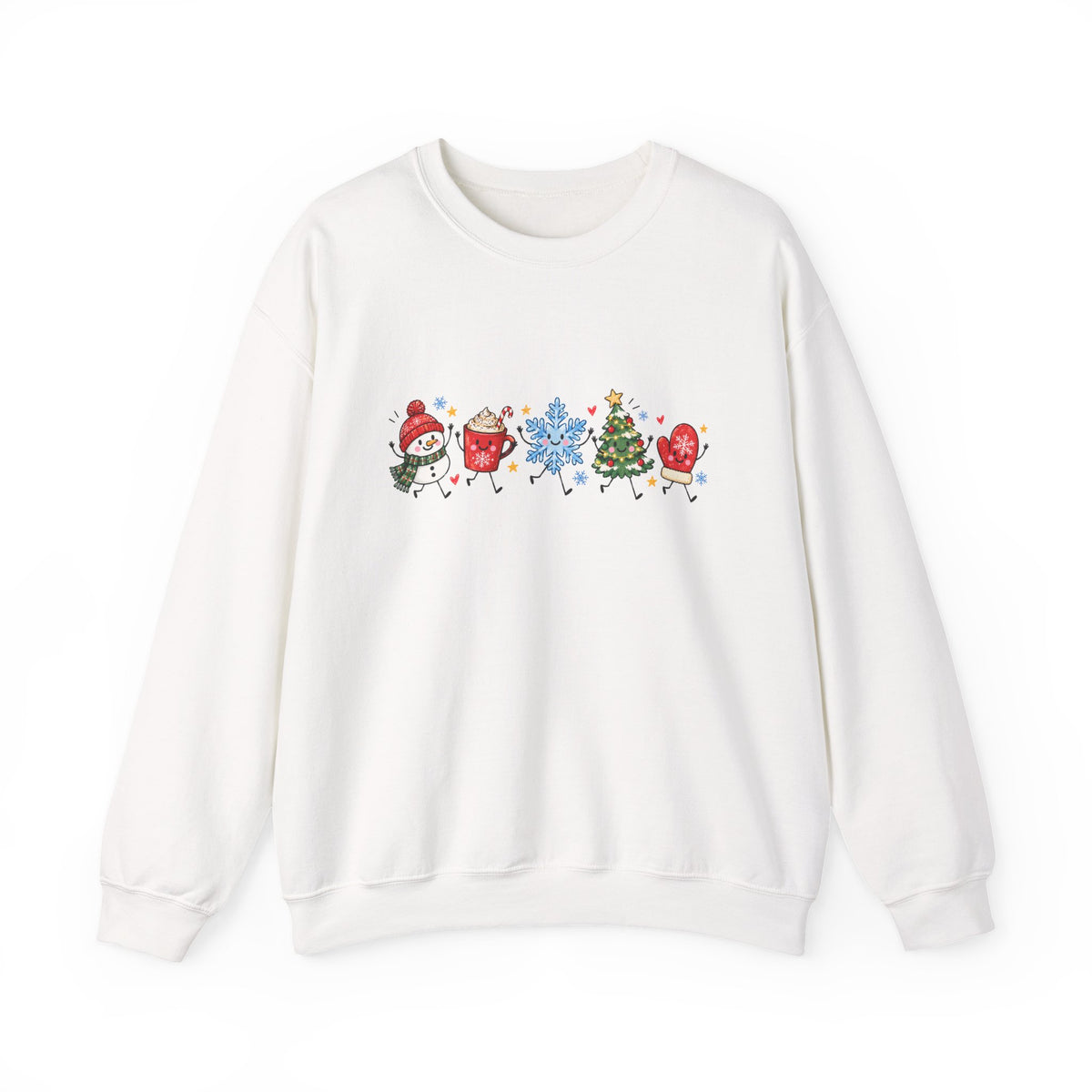Winter Doodles Christmas Crewneck Women's Sweatshirt