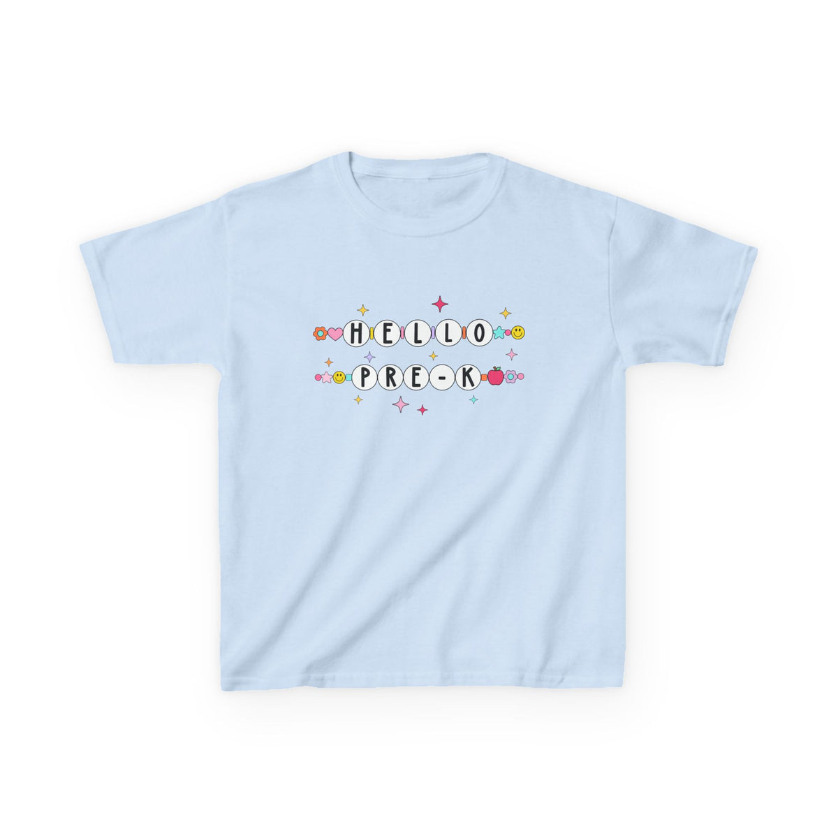 Friendship Bracelets Hello Pre-K Kids Tee Cute Preschool Back to School T-Shirt