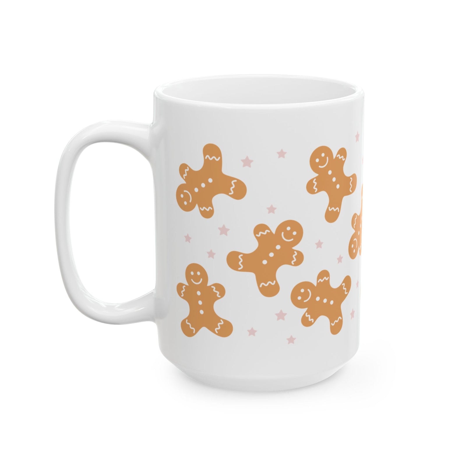 Christmas Gingerbread Cookies Ceramic Mug Coffee Cup (11oz & 15oz)