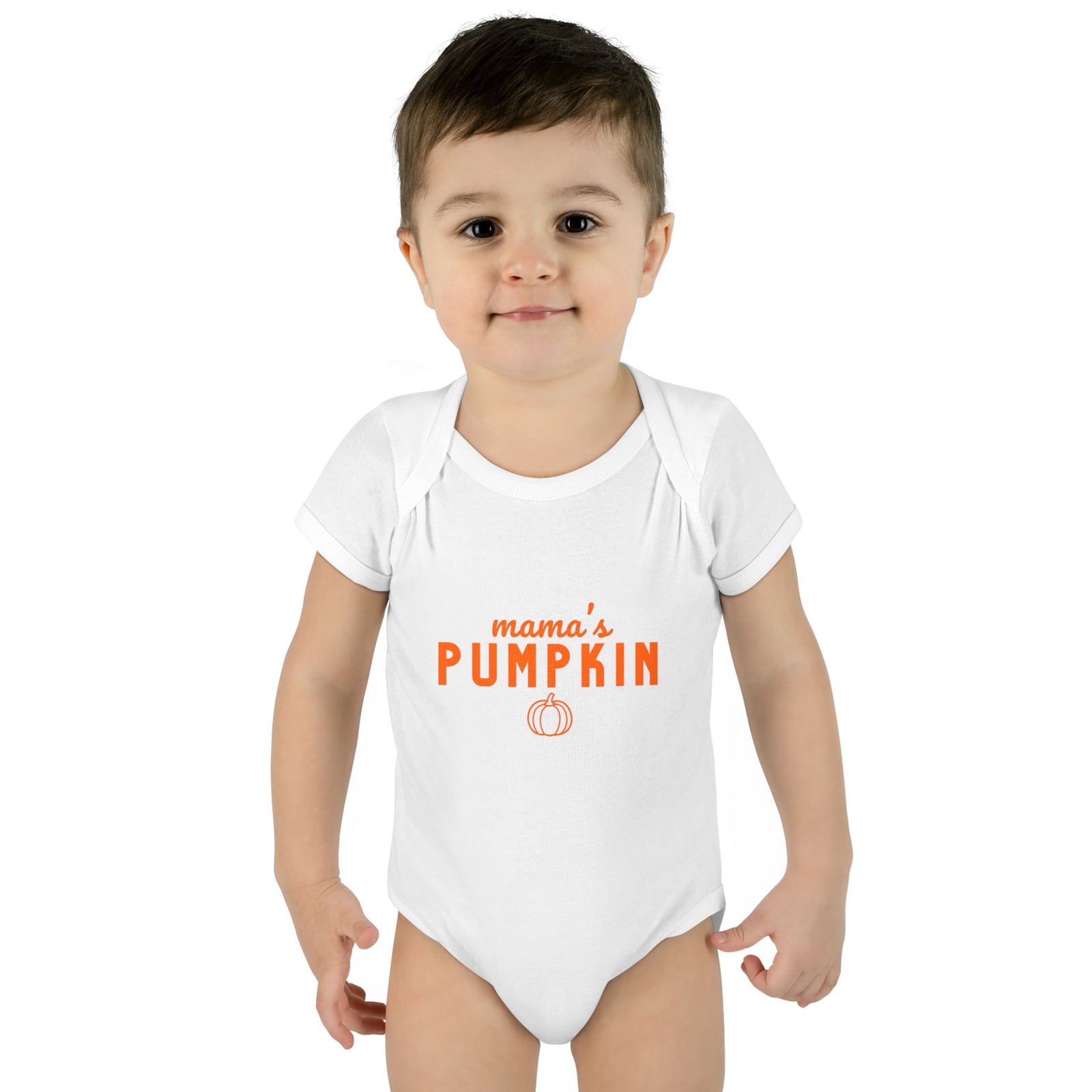 Mama's Pumpkin Infant Bodysuit Cute Fall Baby Onesie